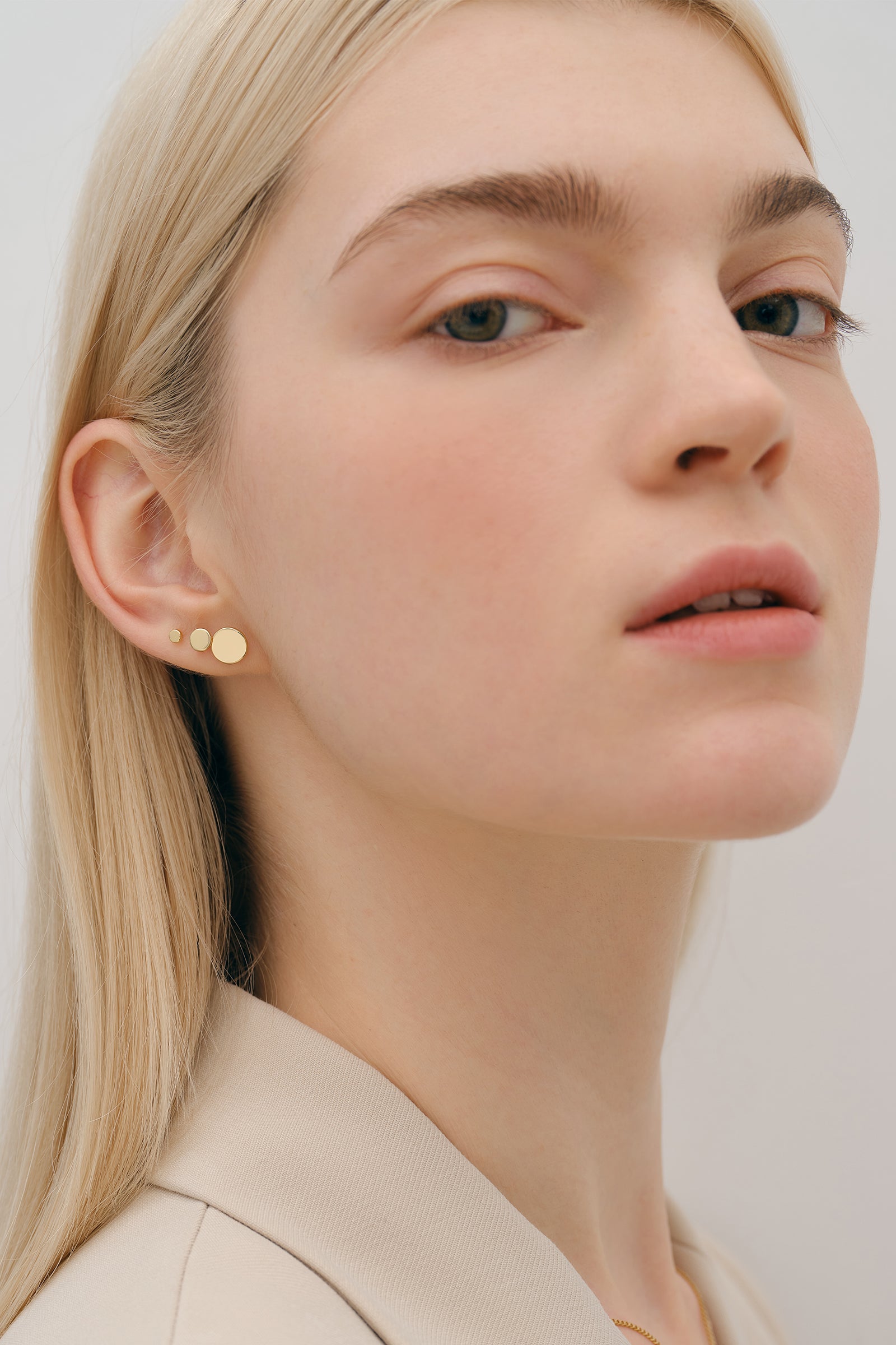 Minimalistische Ohrstecker aus 925er Silber Ohrringe VIVIANNASCHMUCK