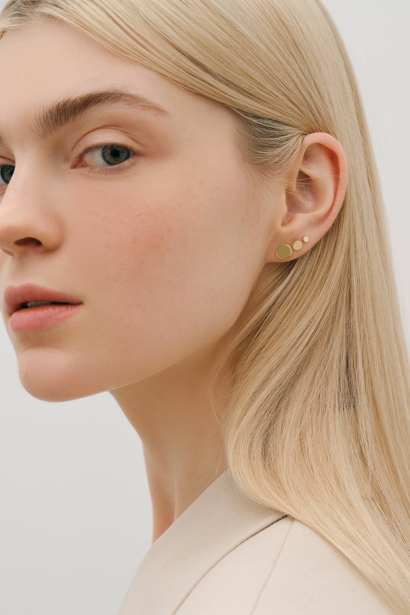 Minimalistische Ohrstecker aus 925er Silber Ohrringe VIVIANNASCHMUCK