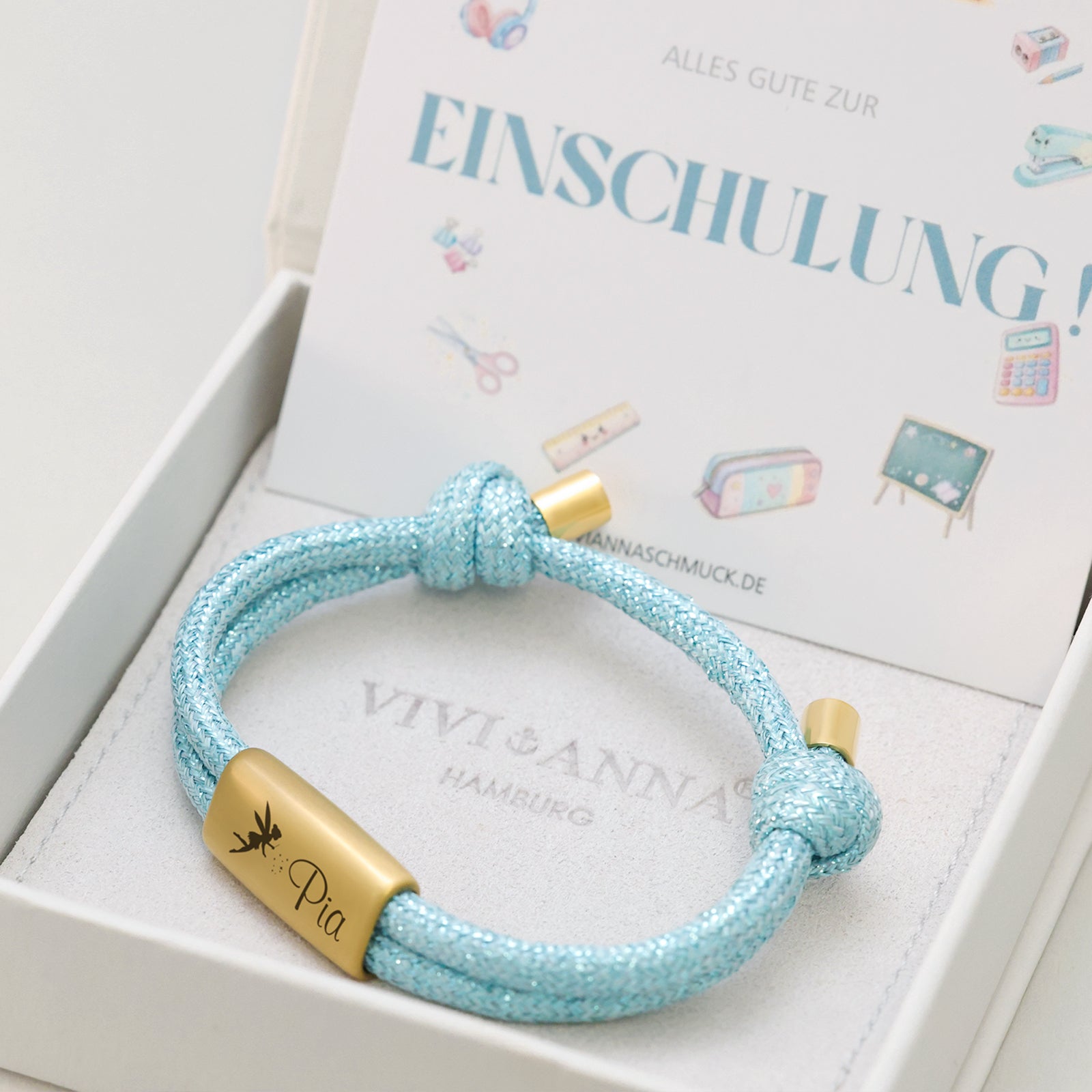 Personalized Girl Glitter Bracelet - Bracelet with Name - Communion Gift - Confirmation Gift - Engraving A209