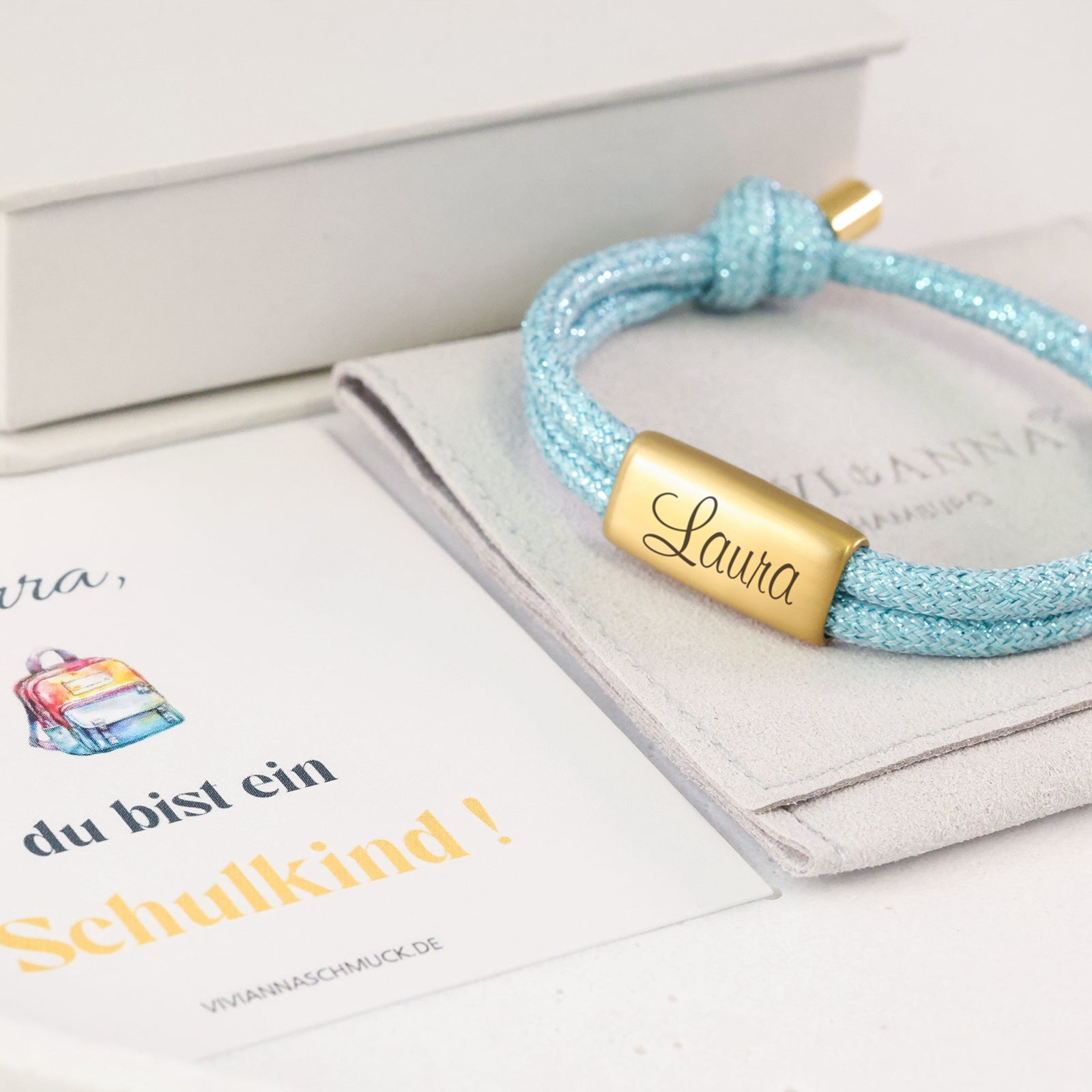 Personalized Girl Glitter Bracelet - Bracelet with Name - Communion Gift - Confirmation Gift - Engraving A209