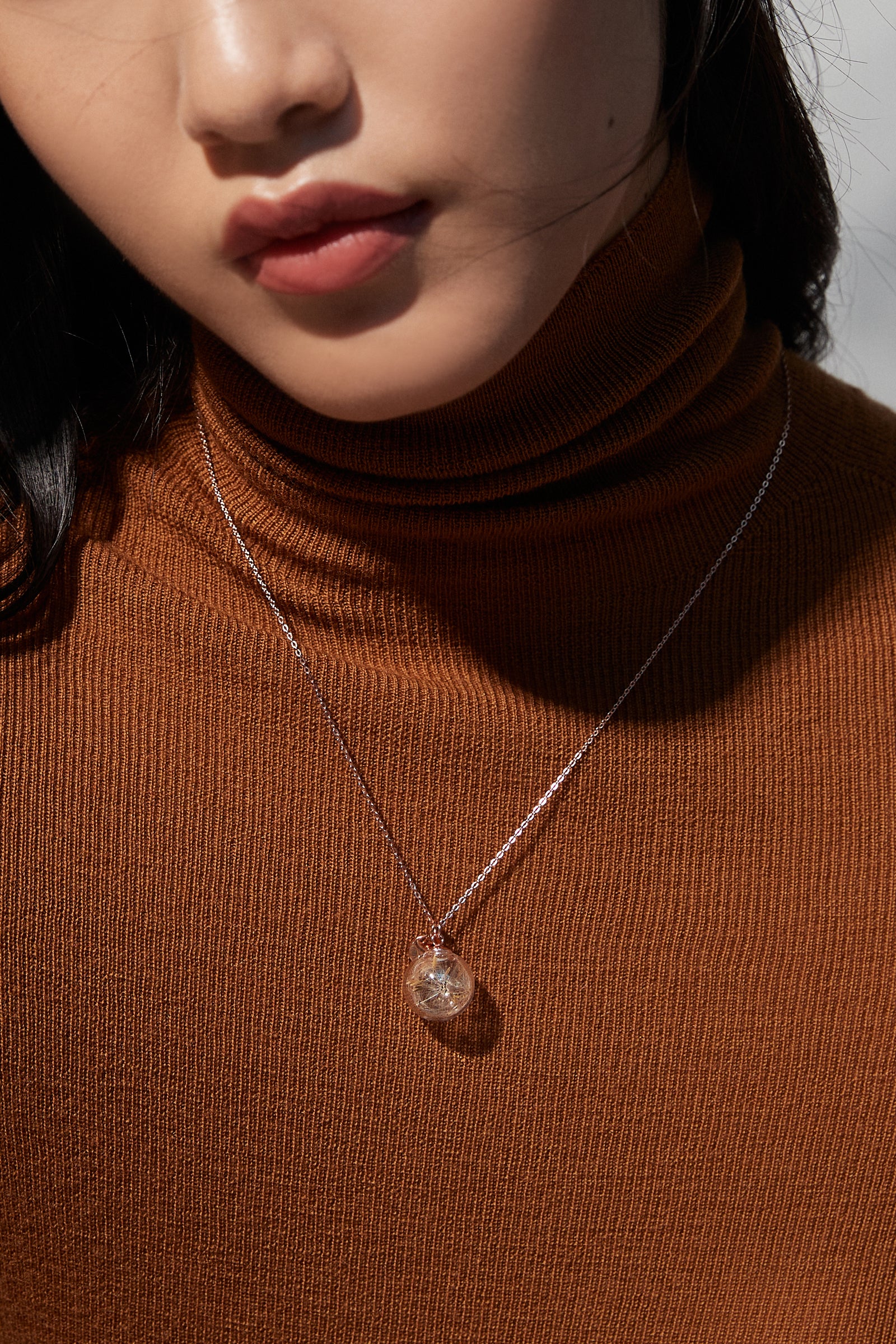 Personalized Dandelion Necklace