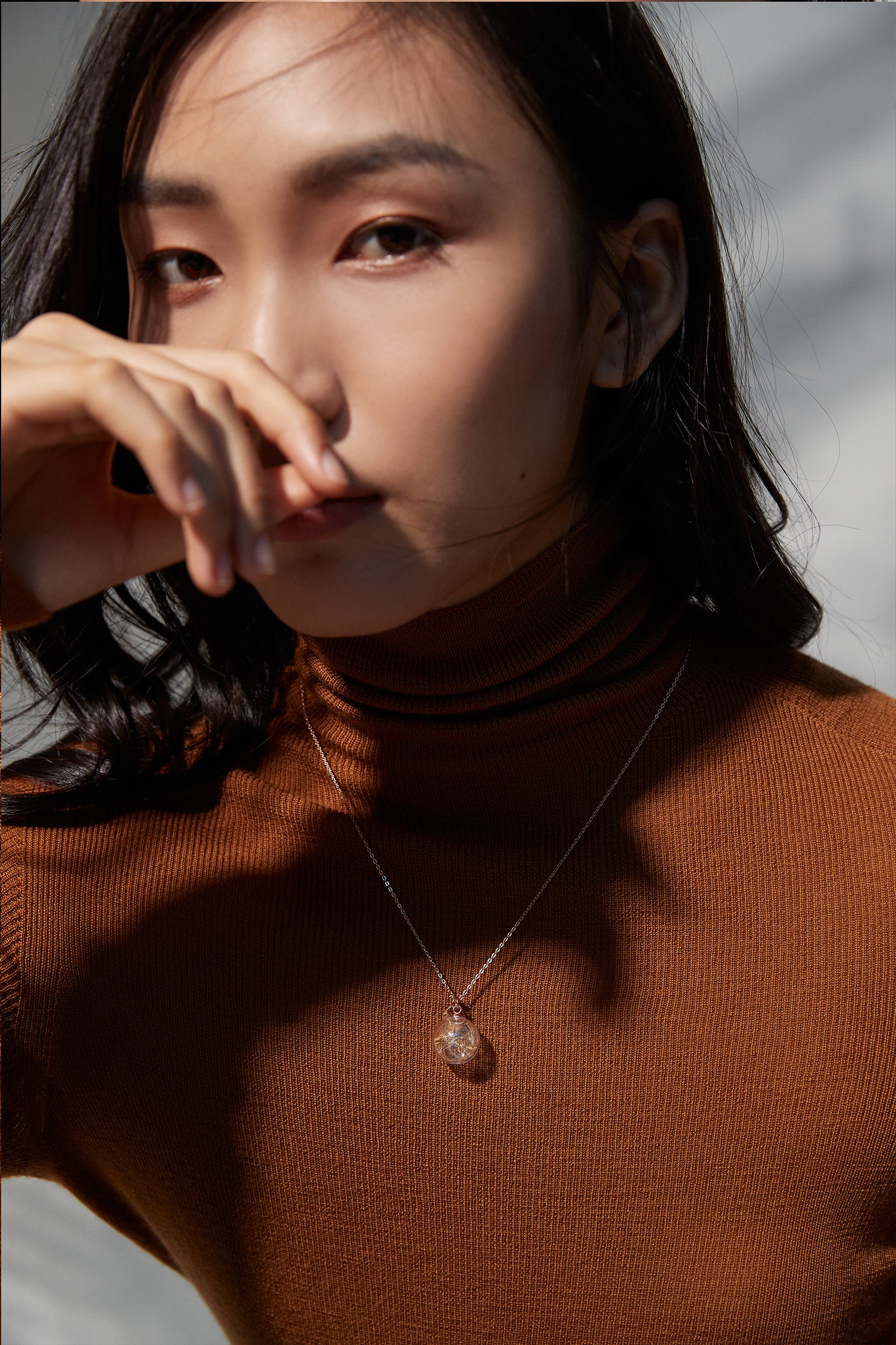 Personalized Dandelion Necklace