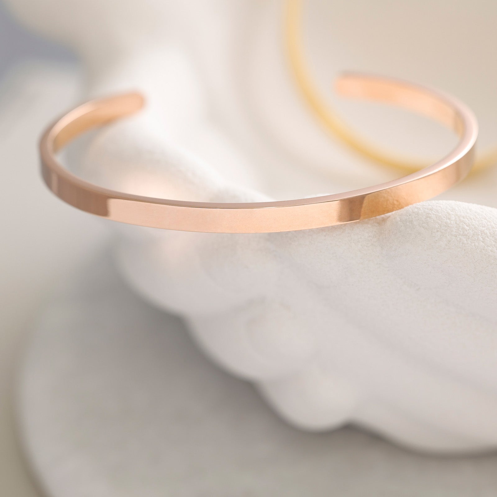Personalized bangle with engraving color choice - Vivianna bangle - silver gold rose gold - gift for her - A104