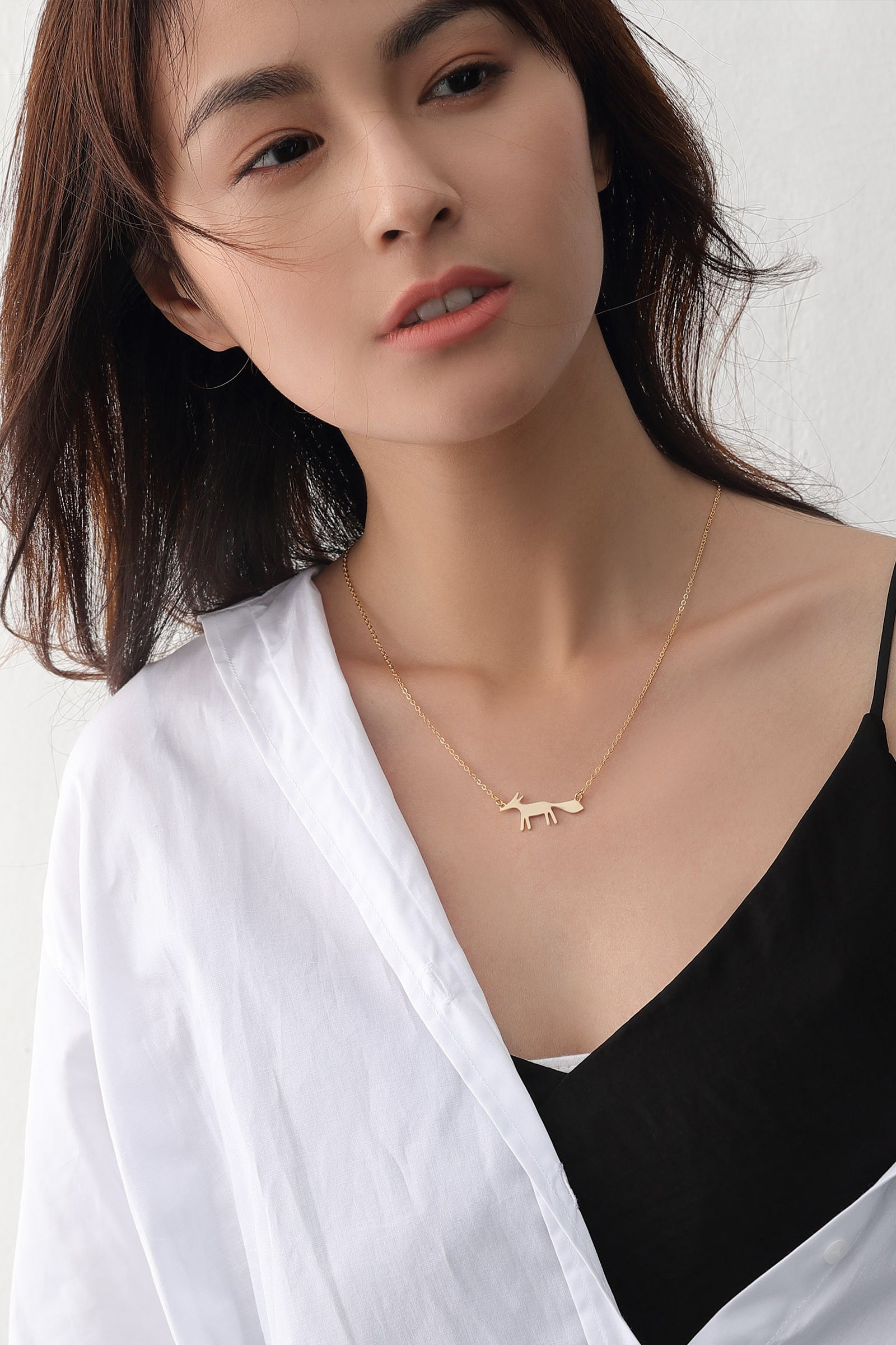 Customizable Fox Necklace