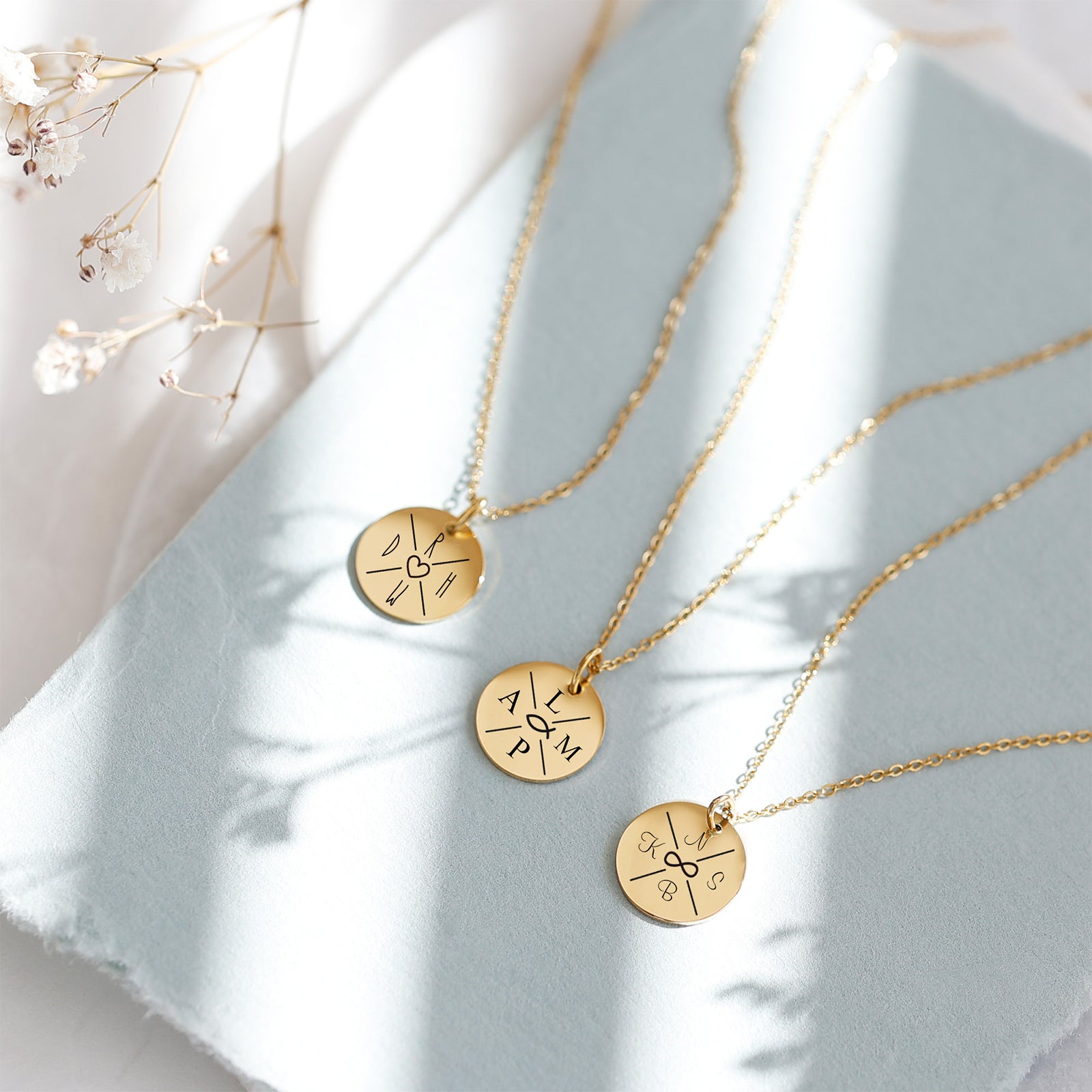 Personalisierte Plättchenkette