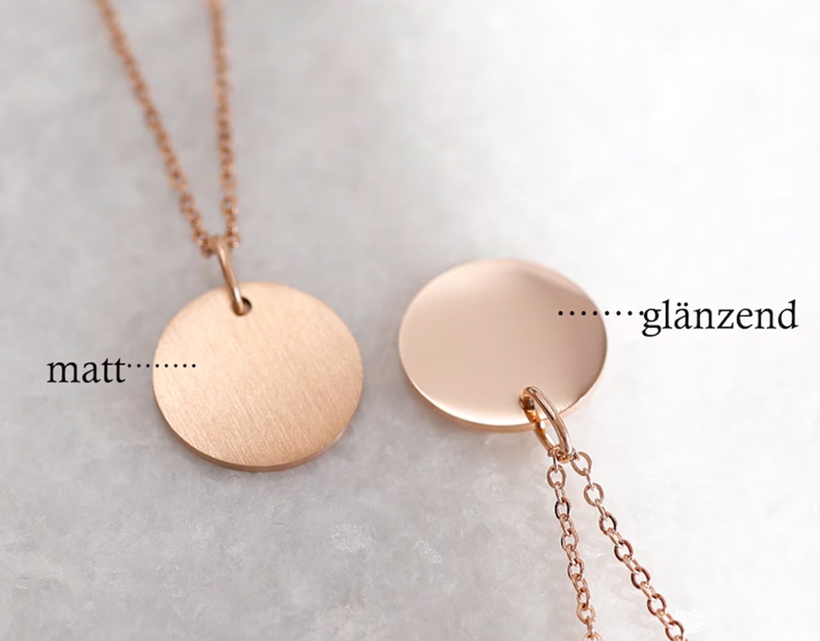 Personalisierte Plättchenkette