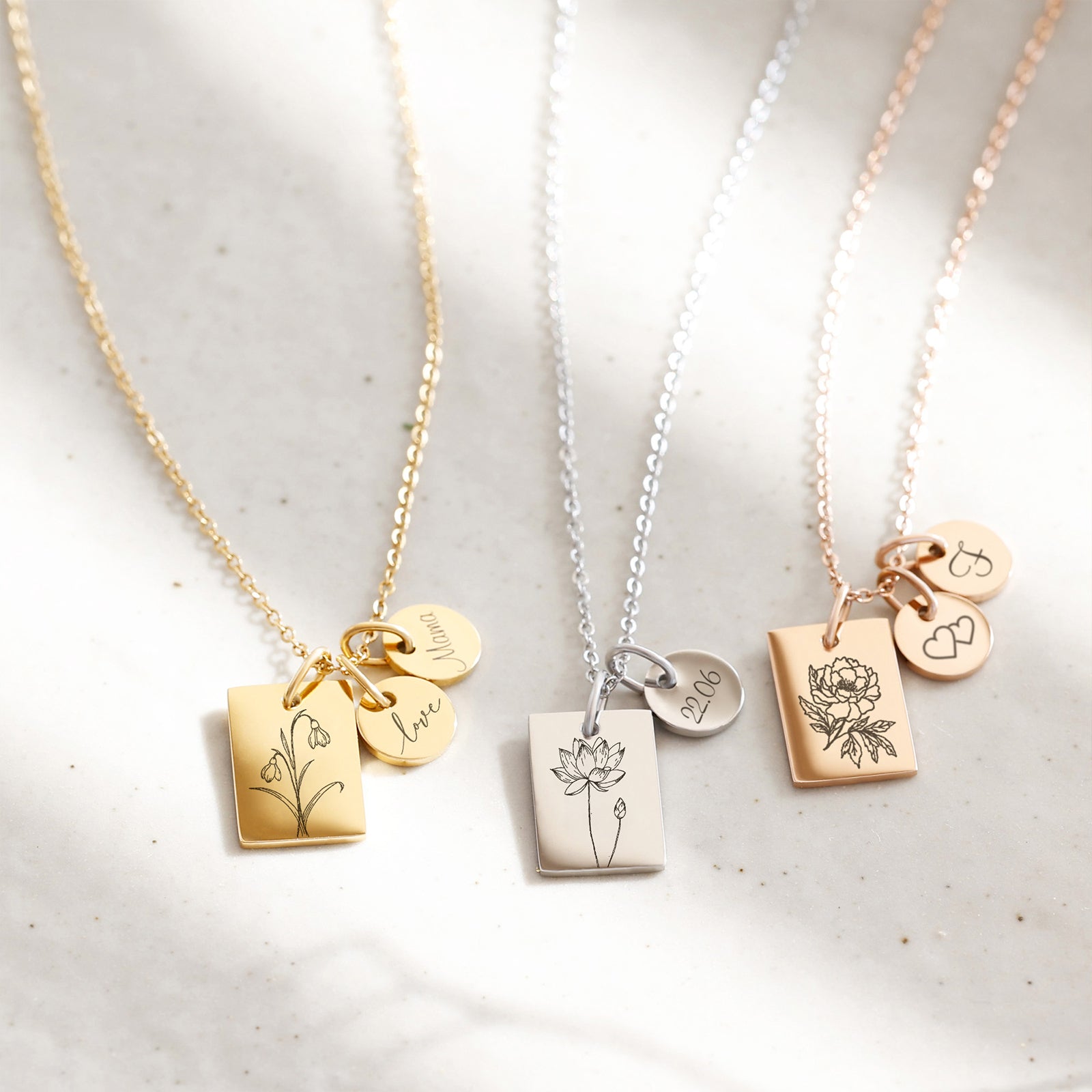 Personalized Necklace - Combo