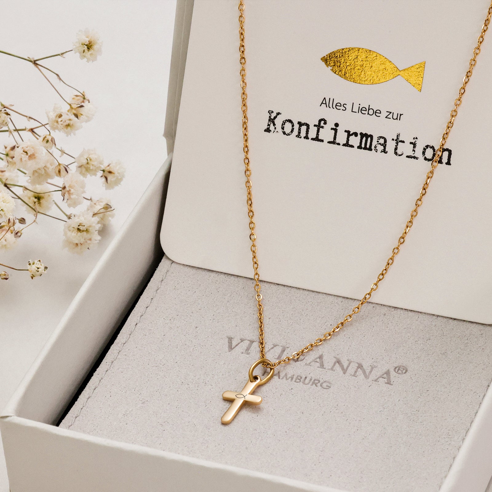 Mini-Kreuzkette - Christliches Geschenk