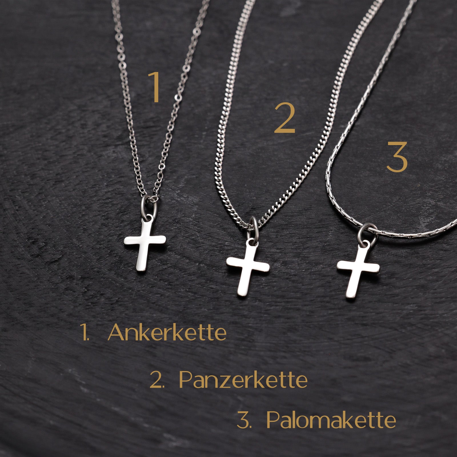 Mini-Kreuzkette - Christliches Geschenk