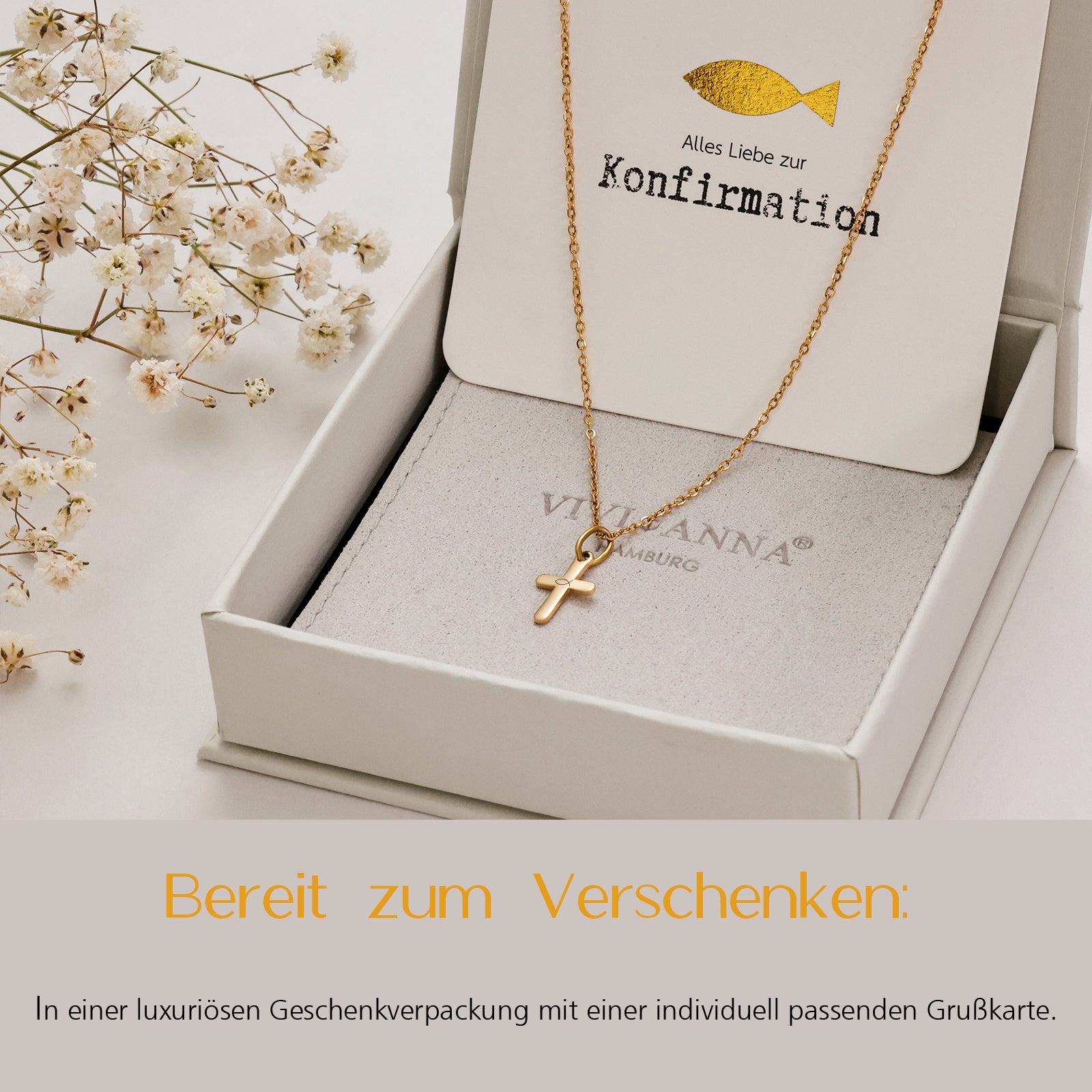 Mini-Kreuzkette - Christliches Geschenk