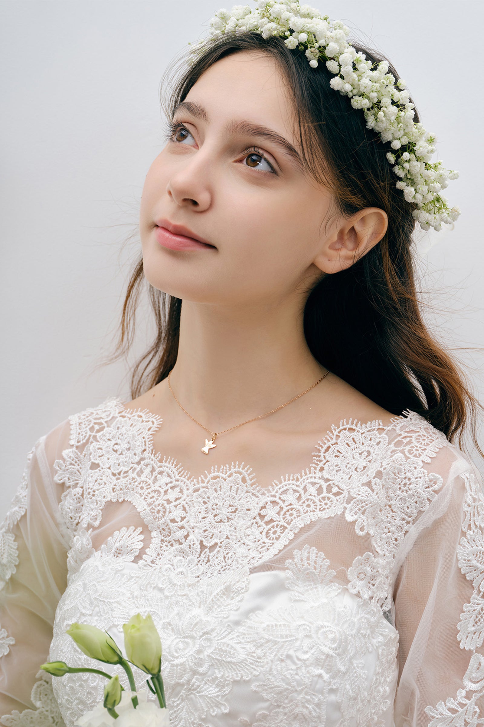 Schutzengel-Kette mit Gravur - Christliches Geschenk mit Karte Kinder Halsketten VIVIANNASCHMUCK