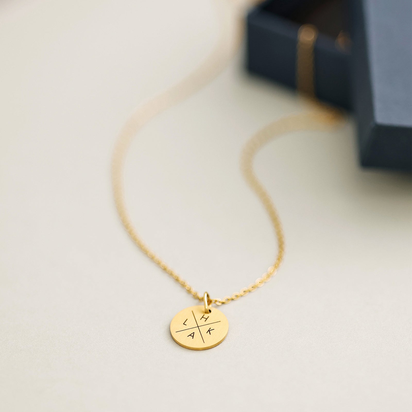 Personalized men's necklace - chain with desired engraving - stainless steel - men's name necklace - family necklace - gift for him - HK013