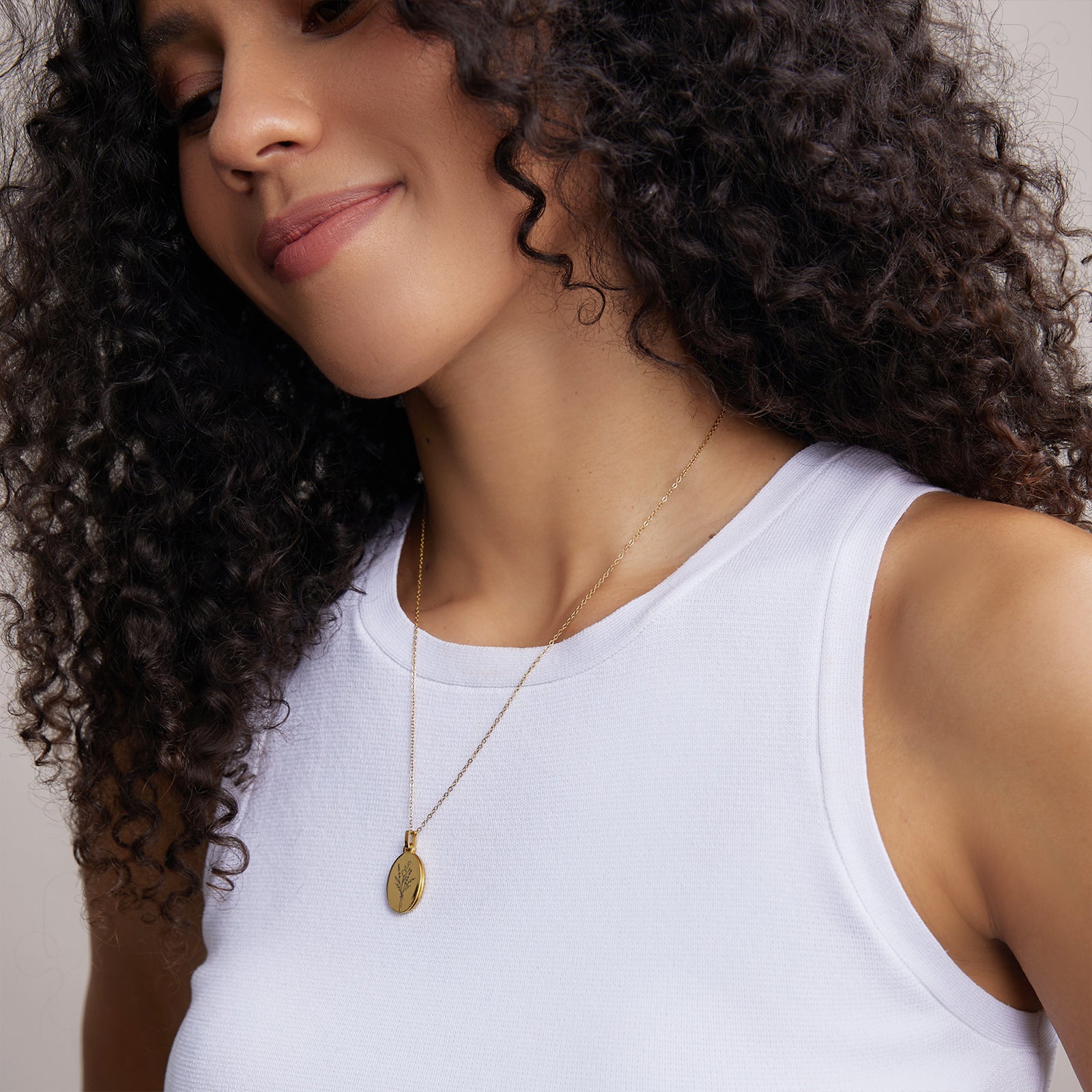 Personalized Photo Locket Necklace - oval