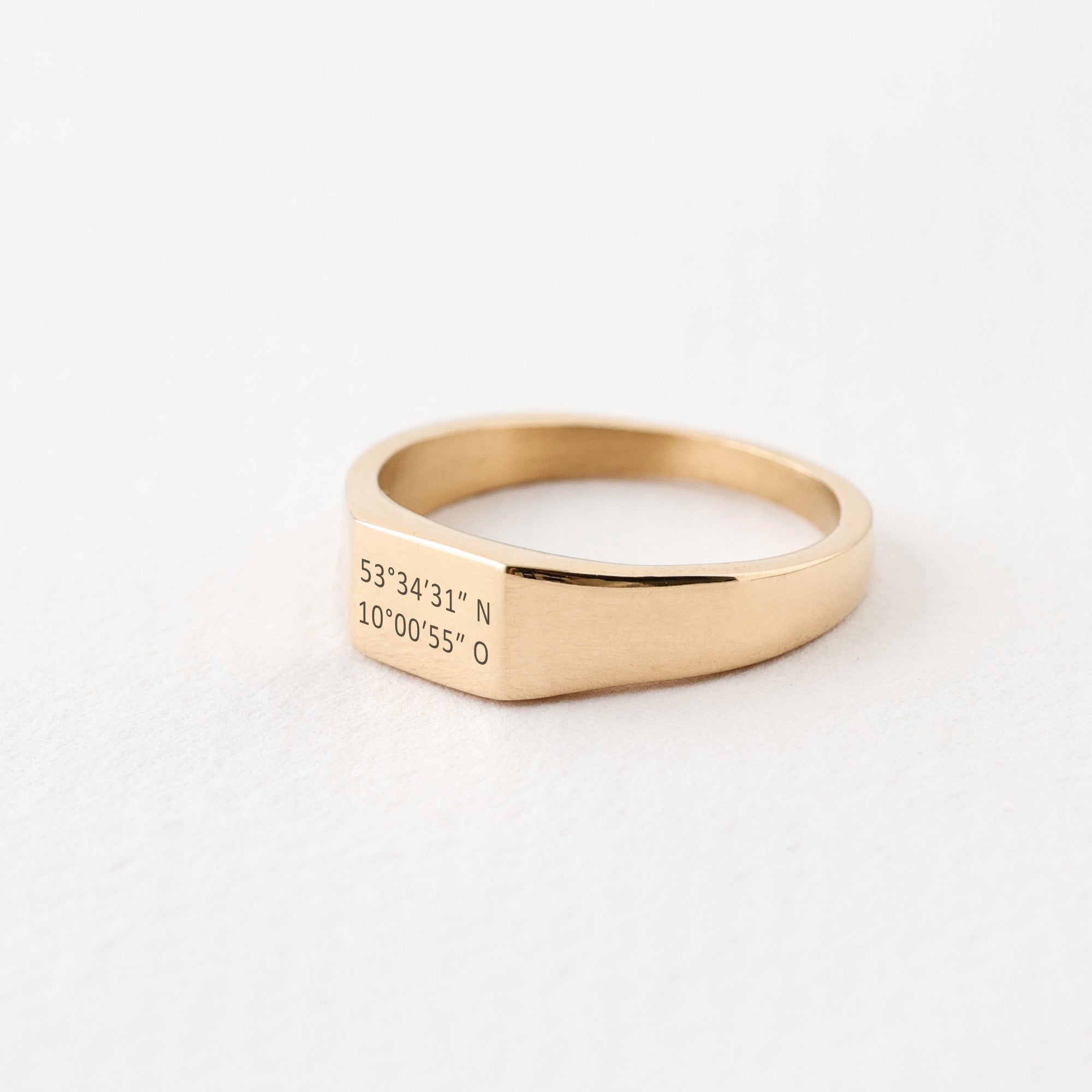 Siegelring mit Gravur - rechteckig - VIVIANNASCHMUCK