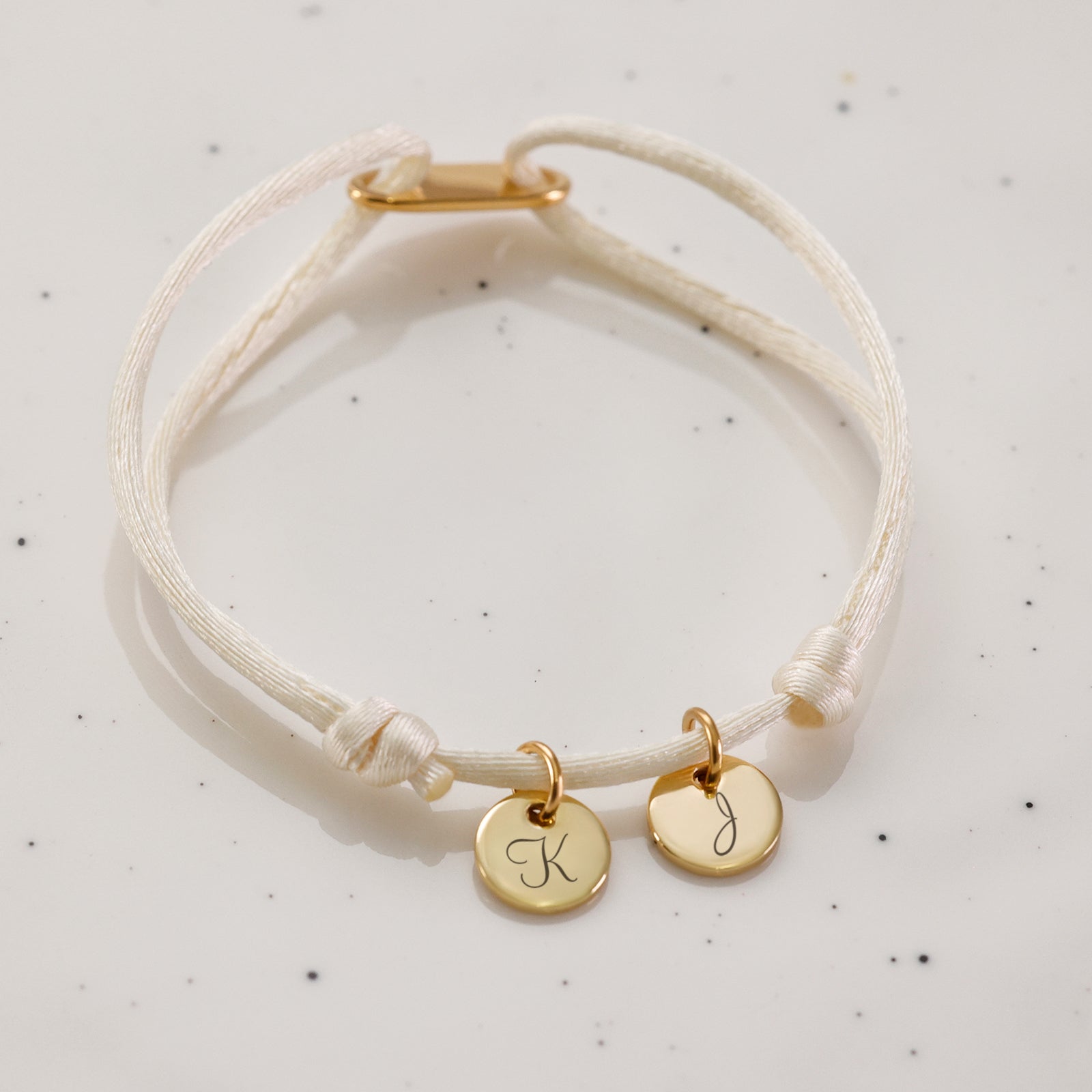 Satinarmband mit Gravur Damen Armband VIVIANNASCHMUCK