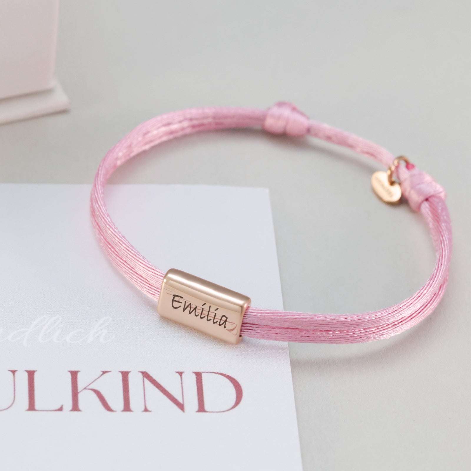 Guardian Angel Paracord Bracelet with Heart Birthstone - Baptism Gift with Card