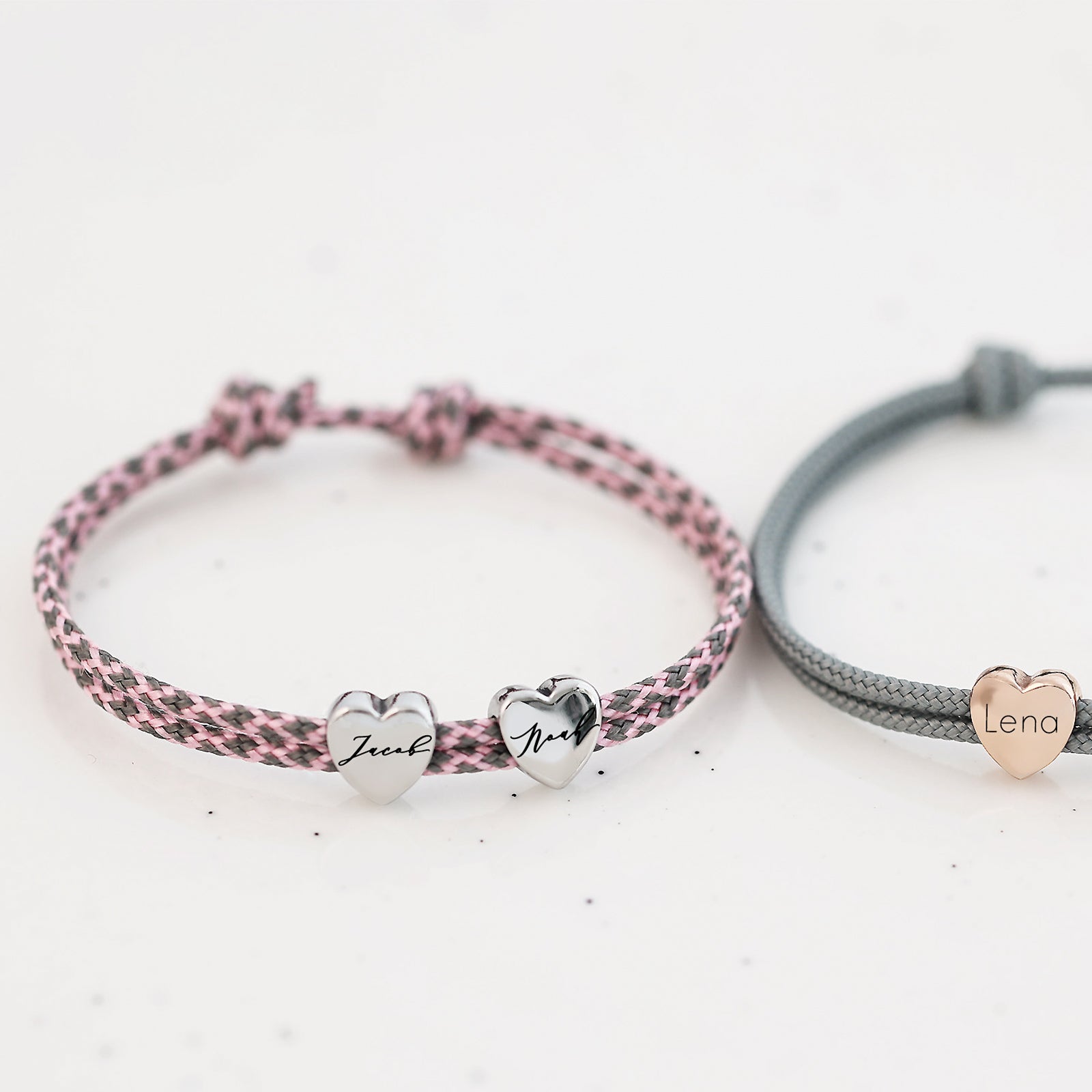 Personalized Sailing Rope Bracelet - Heart Bracelet