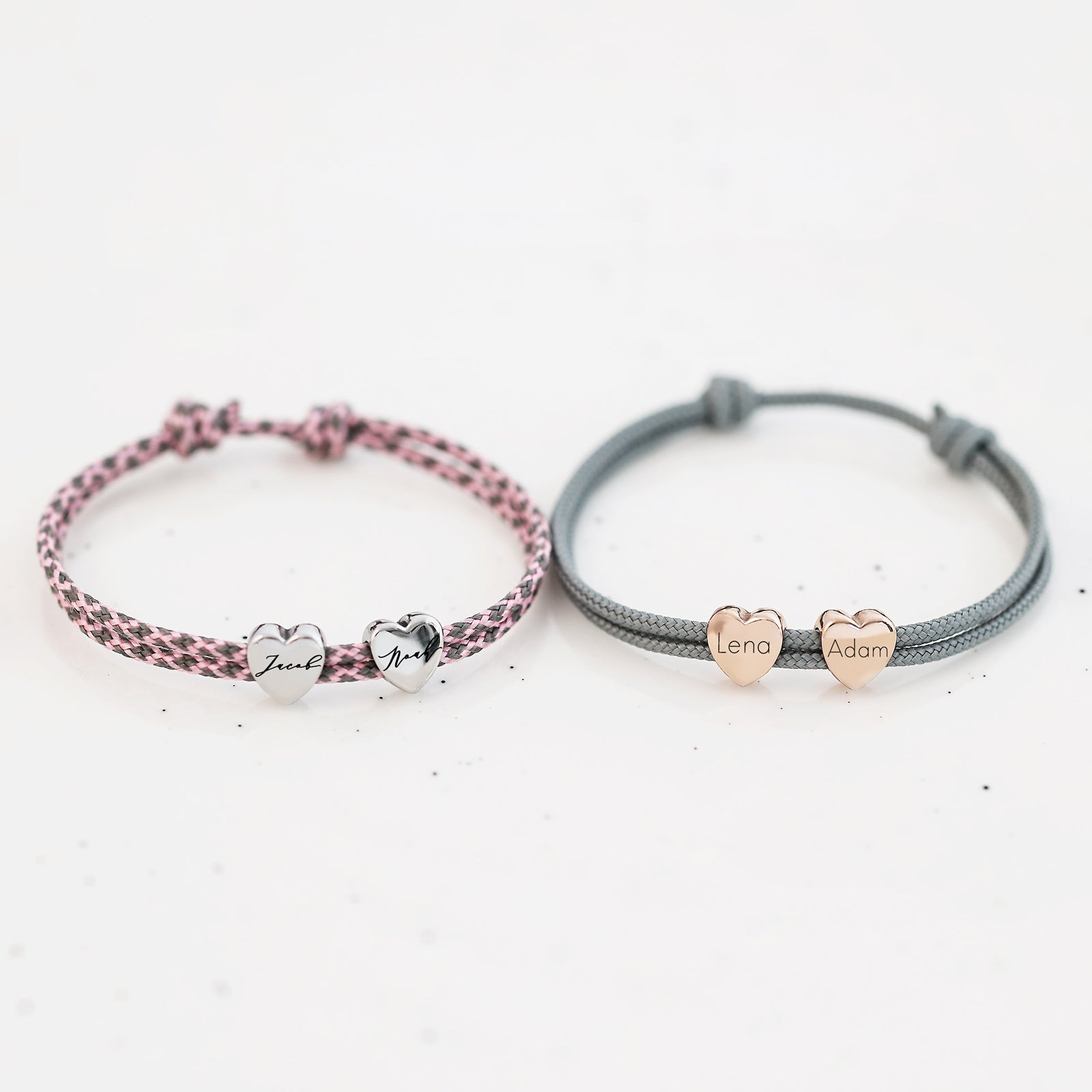 Personalized Sailing Rope Bracelet - Heart Bracelet