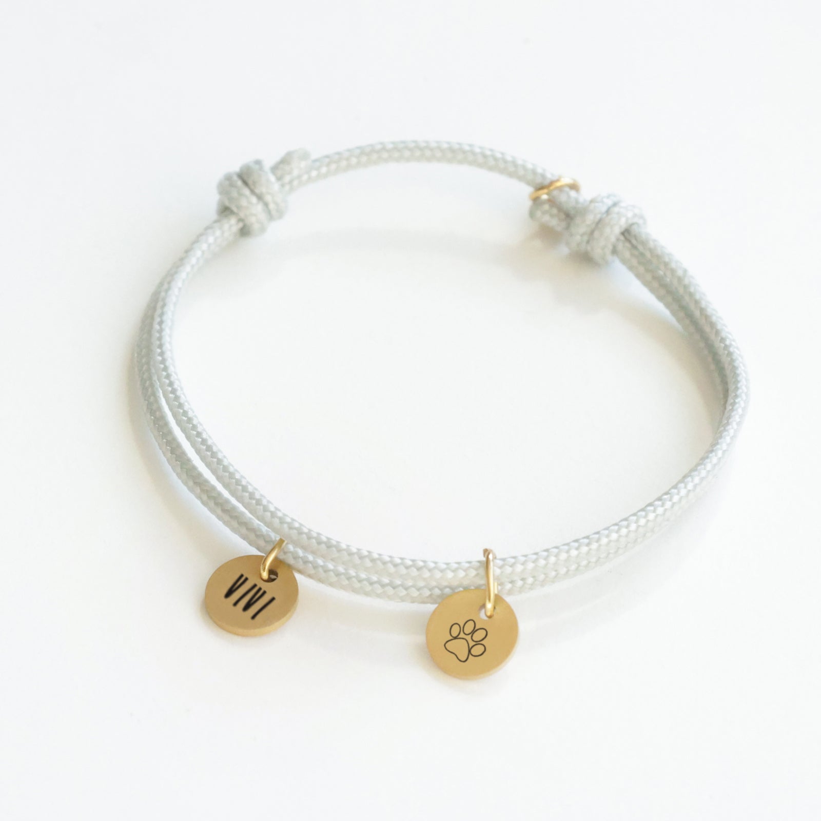 Segeltau Armband mit personalisiertem Anhänger