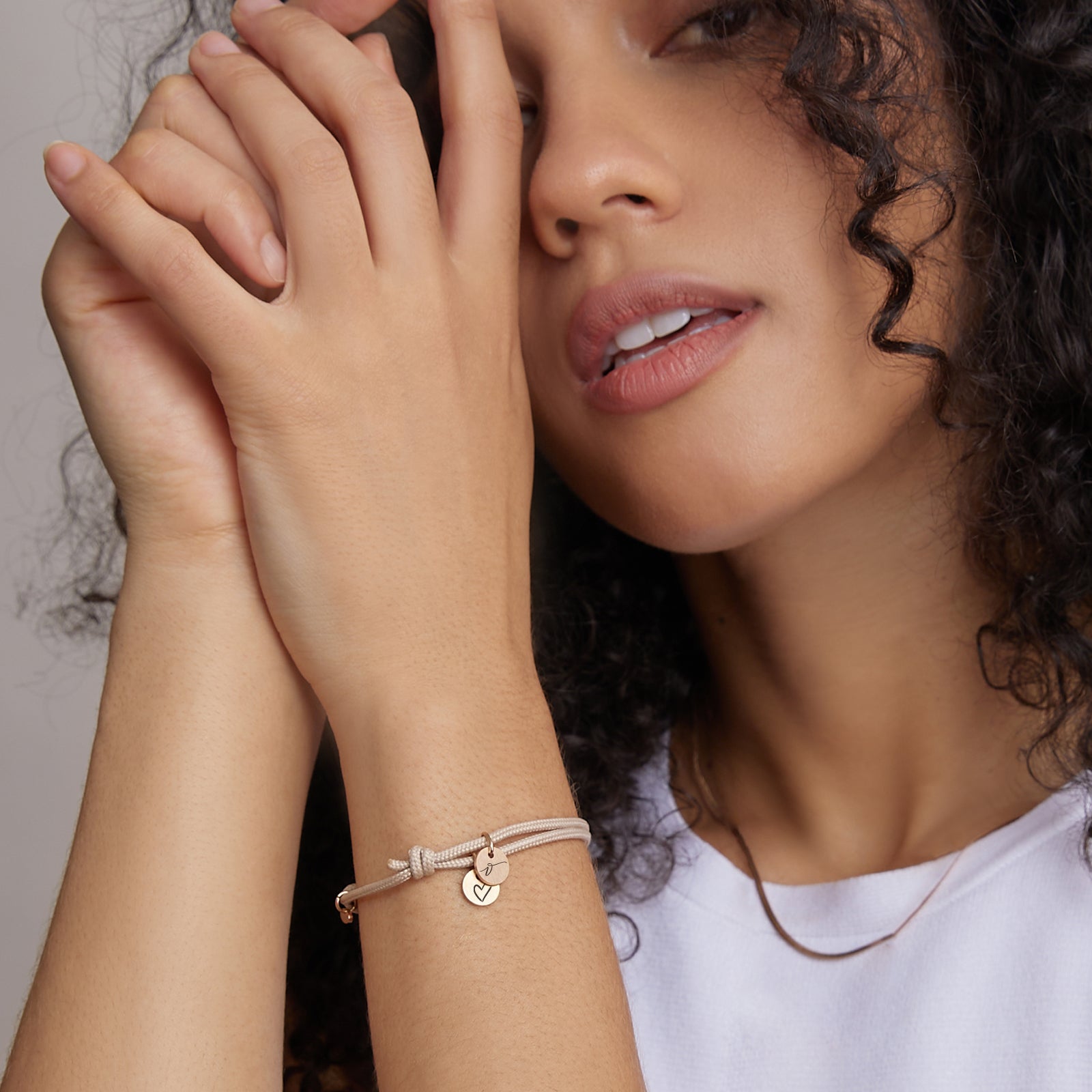 Segeltau Armband mit personalisiertem Anhänger