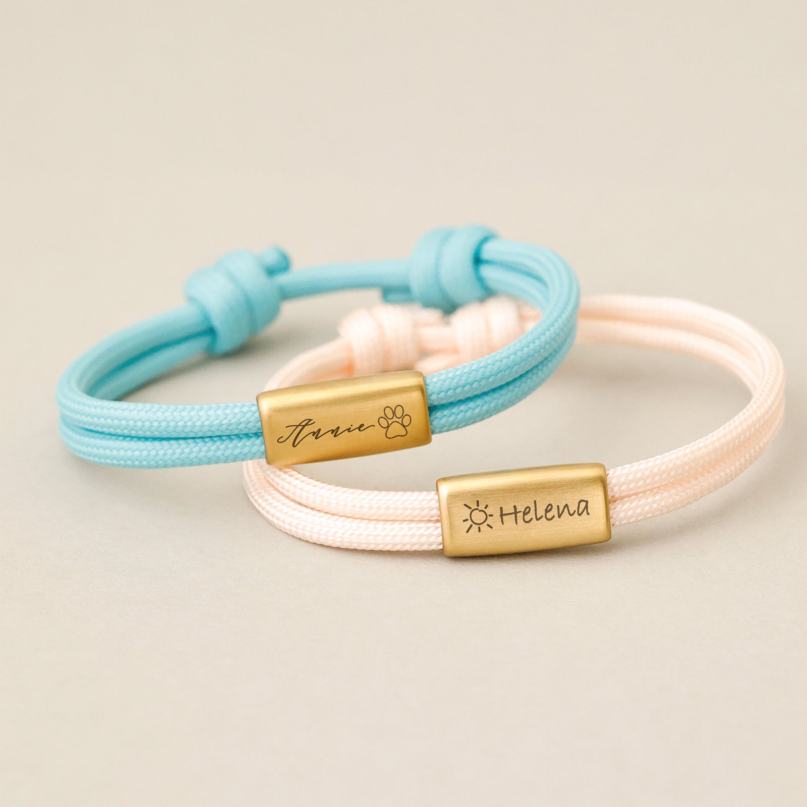 Personalized Bracelet - Sailing Rope - Pastel Bracelet with Name - Communion Gift - Confirmation Gift - Confirmation Gift - A212