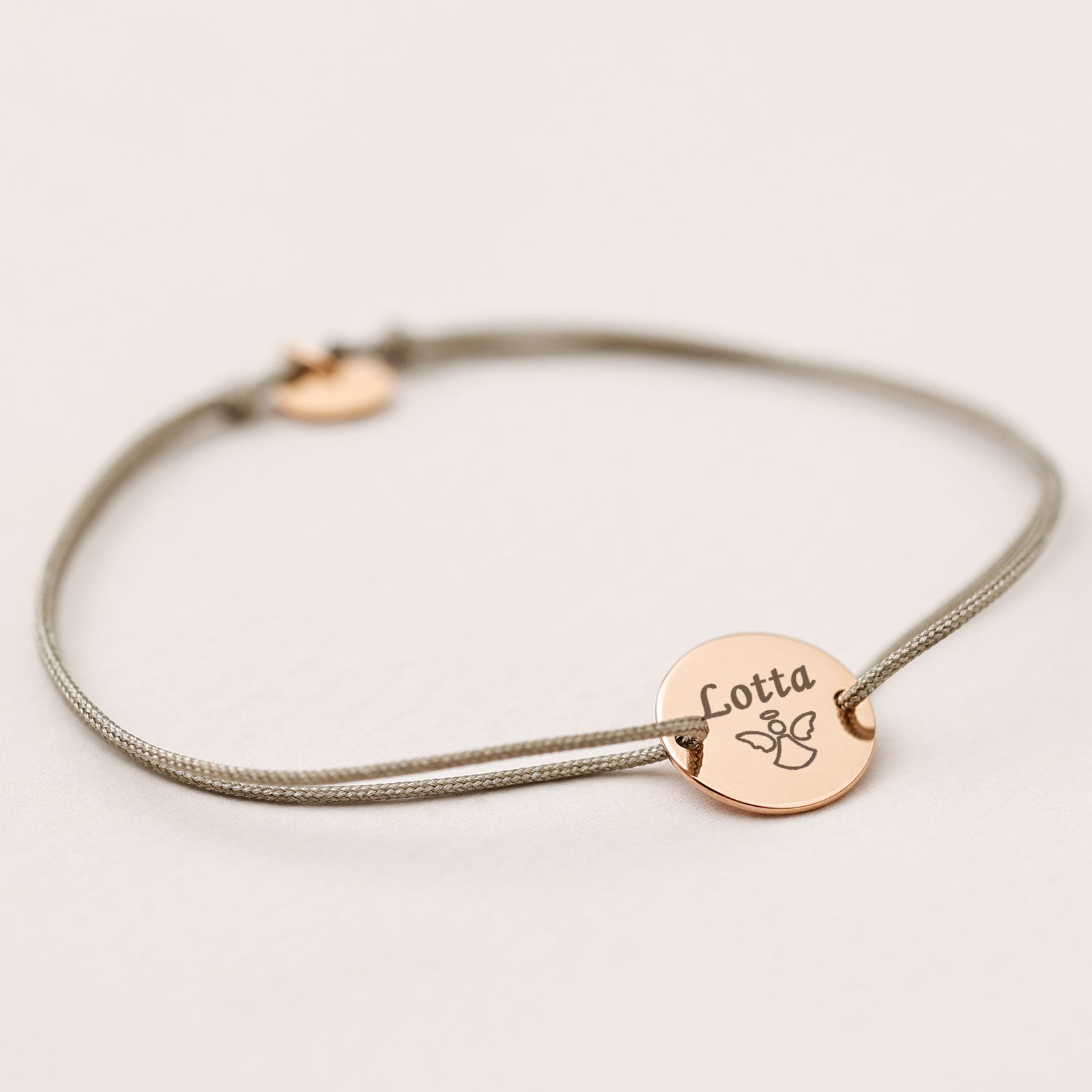 Nylon Unisex Armband mit Gravur Damen Armband VIVIANNASCHMUCK