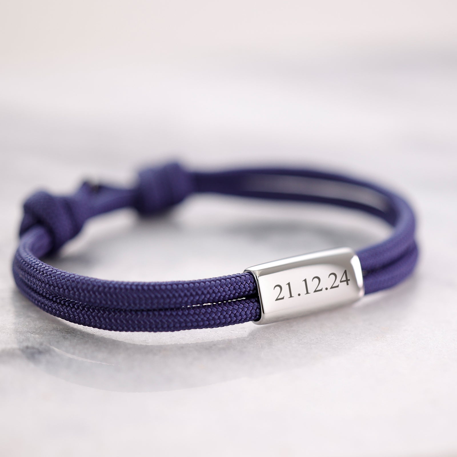 Segeltau Herrenarmband mit Gravur Herren Armband VIVIANNASCHMUCK