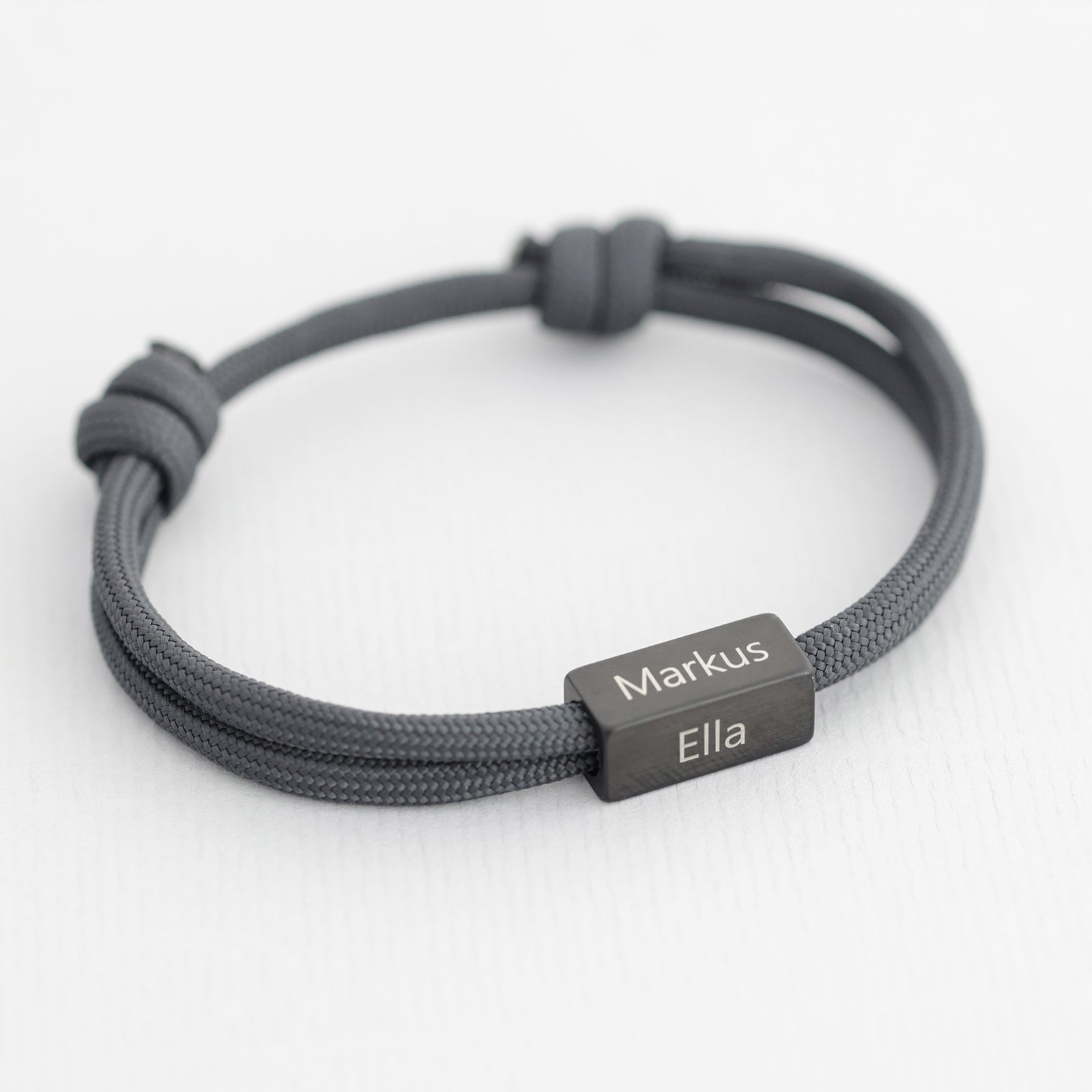 Gravur-Armband aus Segeltau – 4 Seiten voller Bedeutung