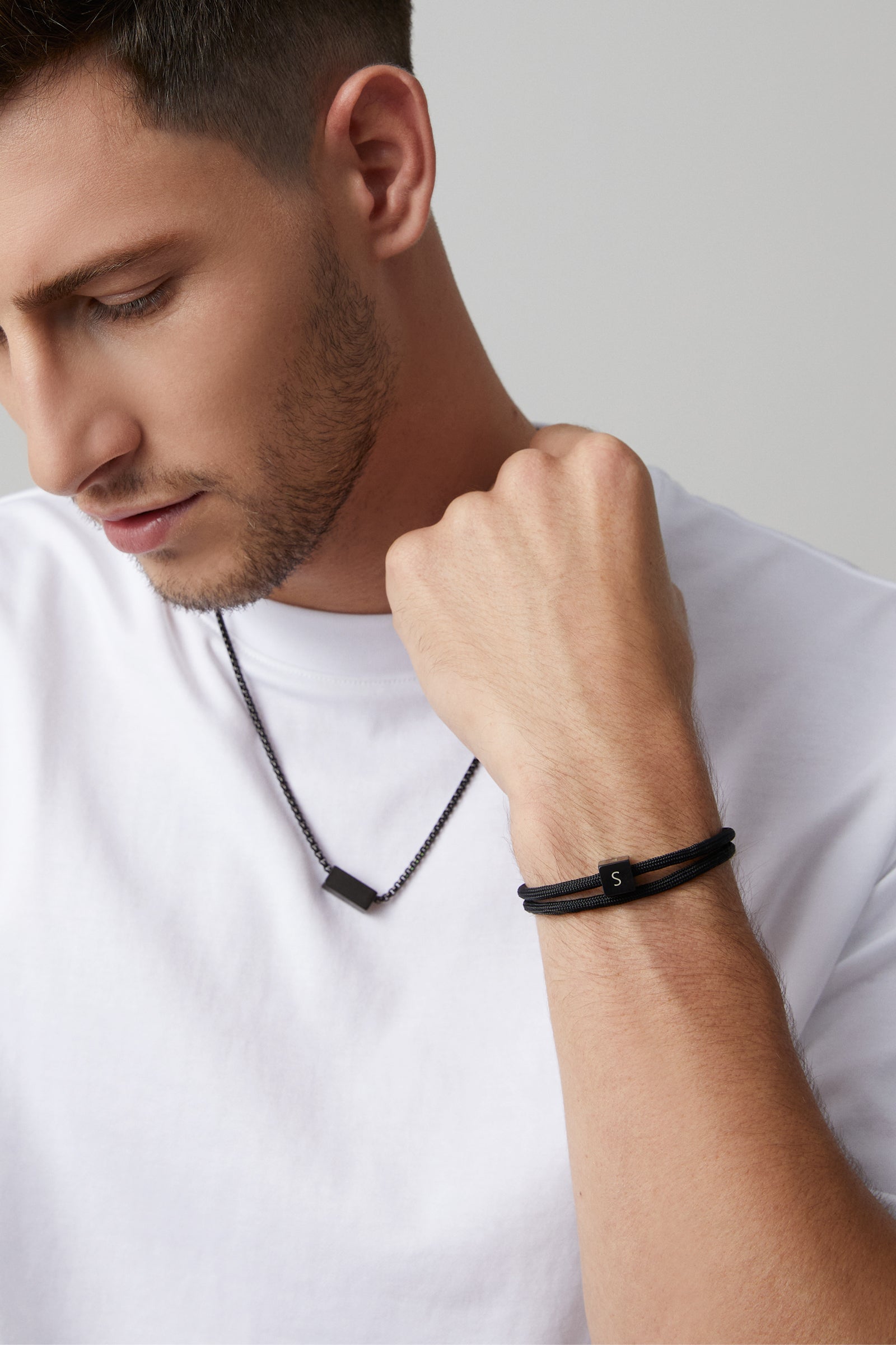 Segeltau Herrenarmband - Personalisiertes Würfeln Herren Armband VIVIANNASCHMUCK