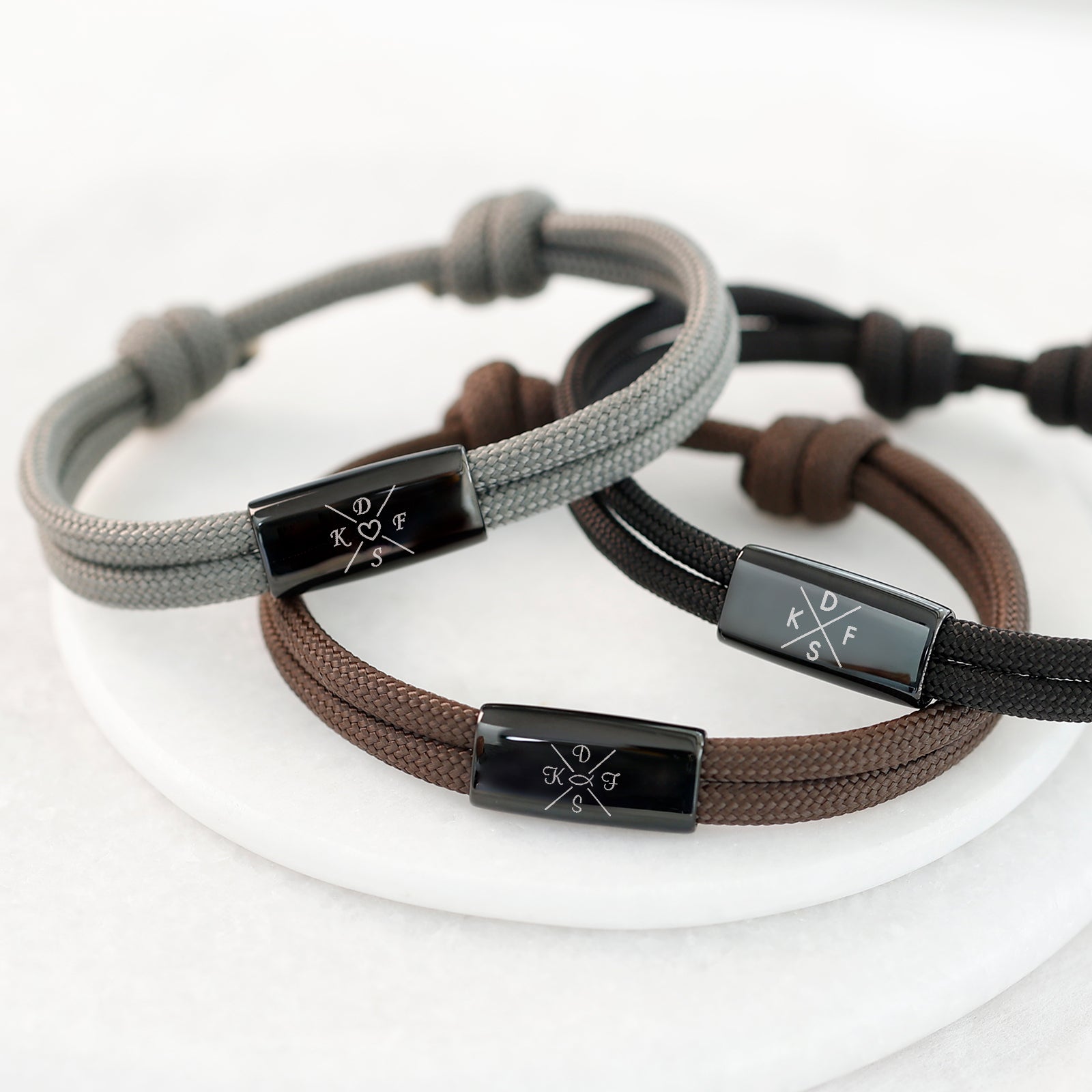 Segeltau Armband mit Gravur