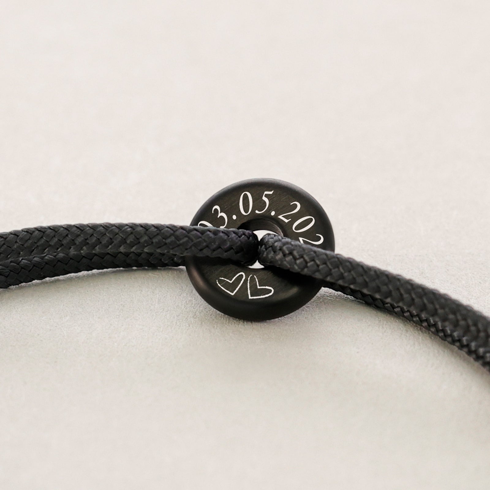 Personalisiertes Segeltau Donut Surferarmband