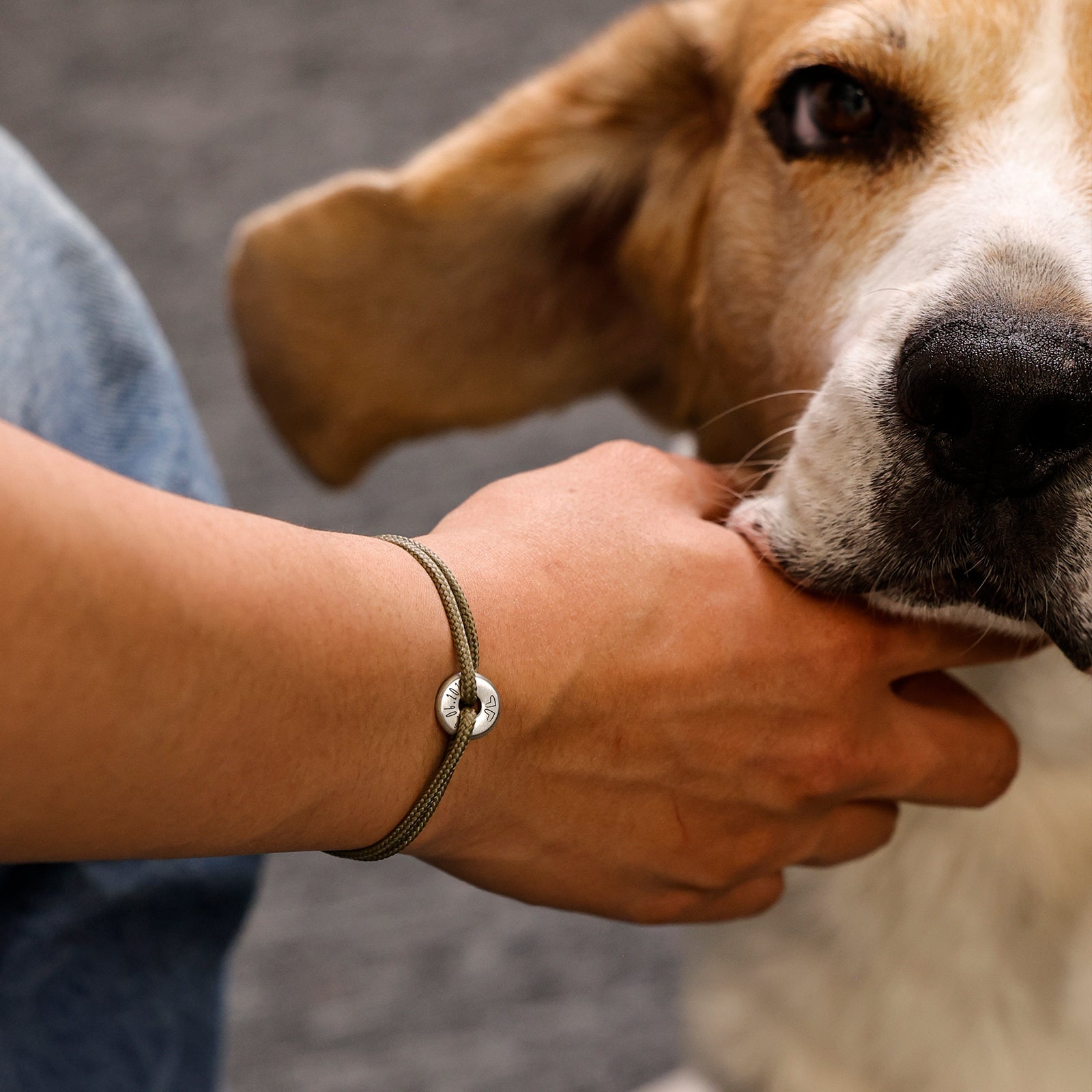 Personalisiertes Segeltau Donut Surferarmband