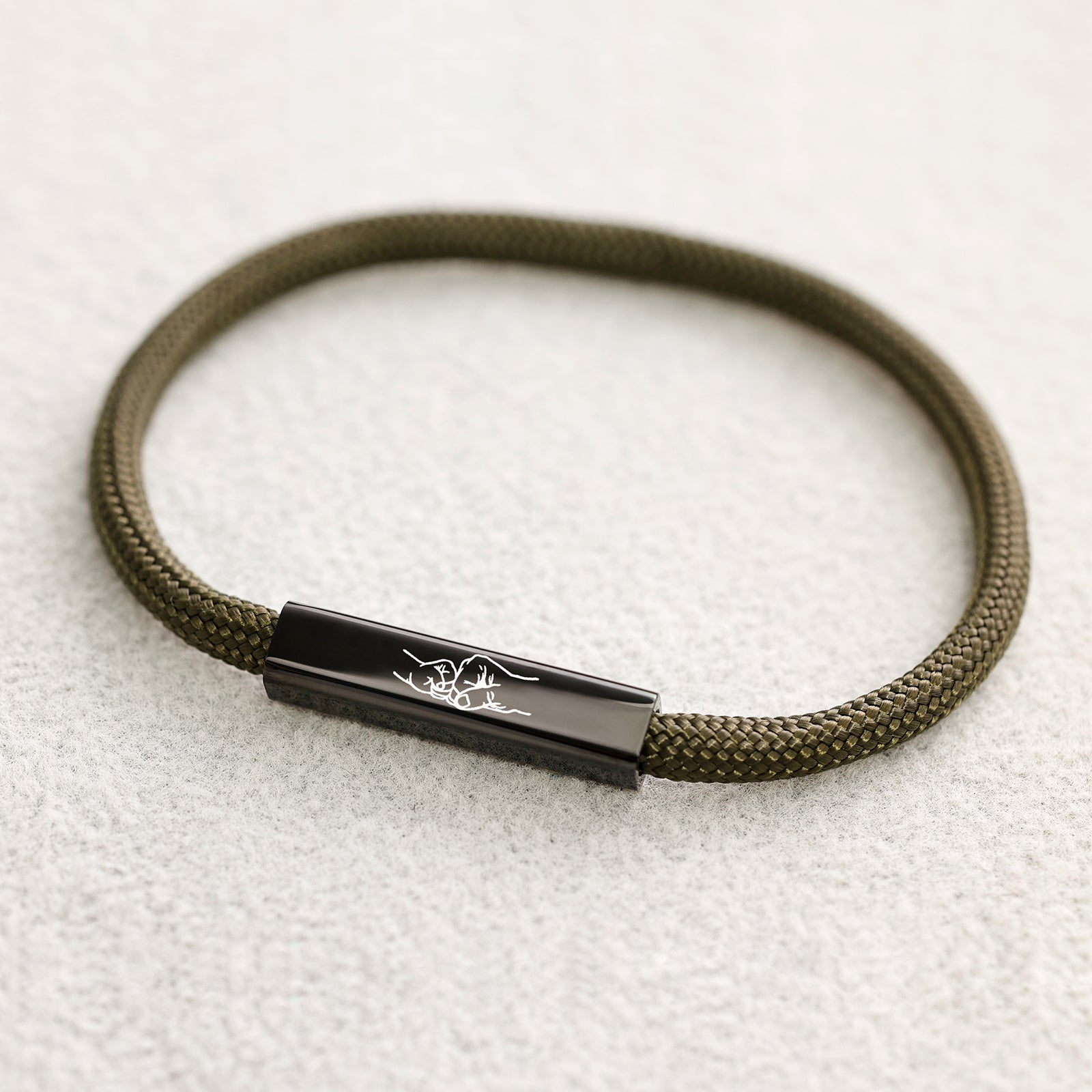 Individuell Armband mit Gravur & Magnetverschluss