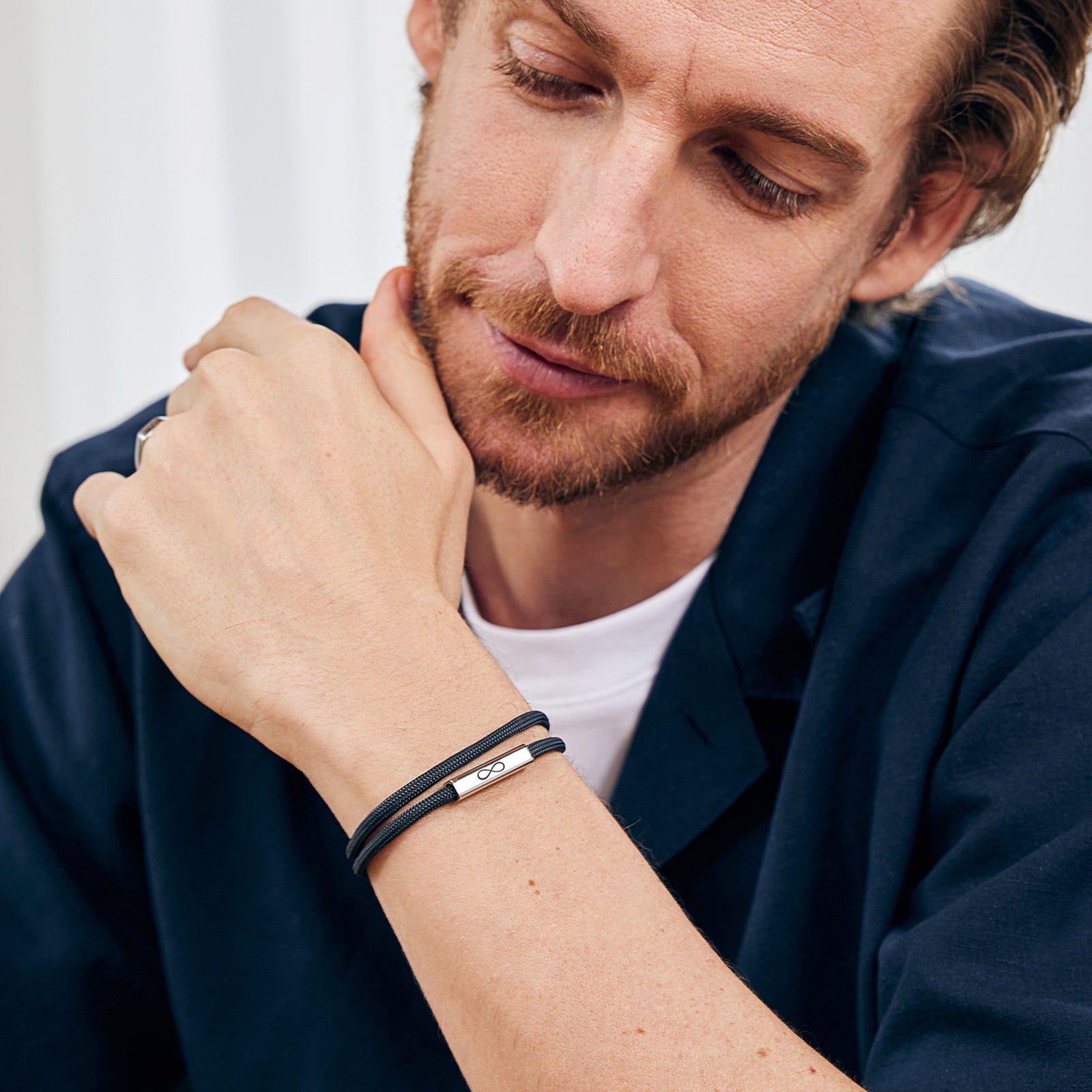 Individuell Segeltau Gravierbares -Armband mit Magnetverschluss