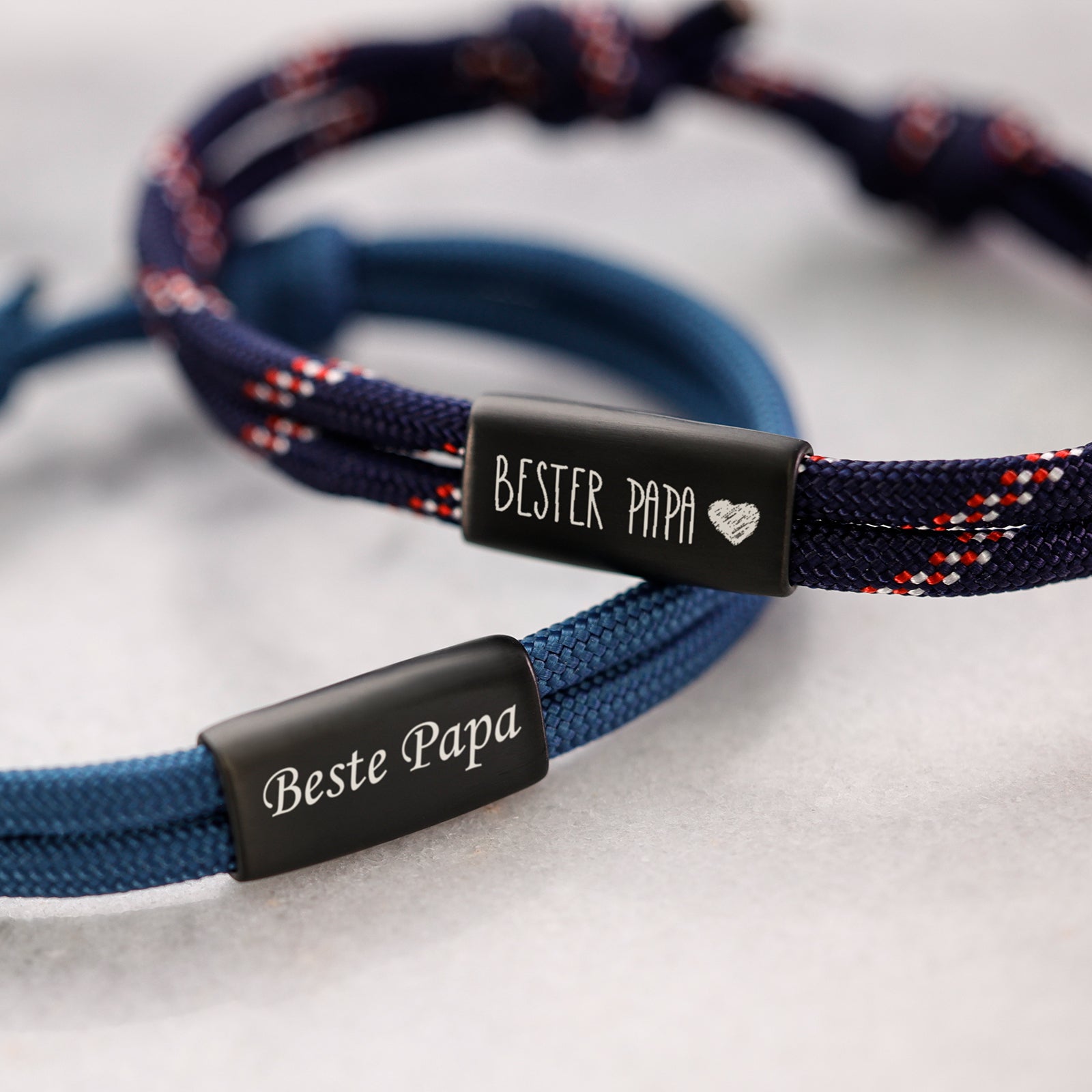 Dad Bracelet Gift Set - Personalized Sailing Rope Bracelet