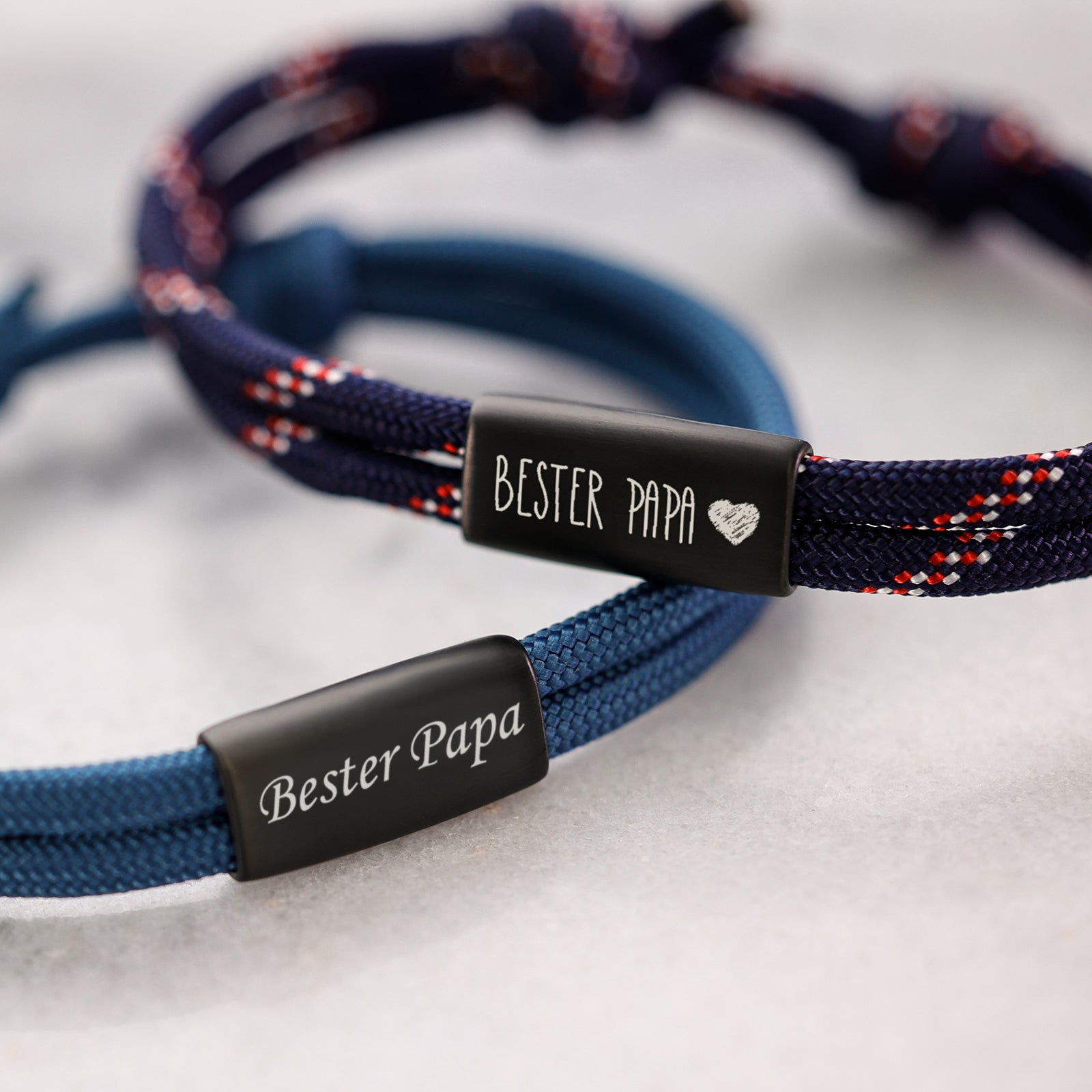 Dad Bracelet Gift Set - Personalized Sailing Rope Bracelet