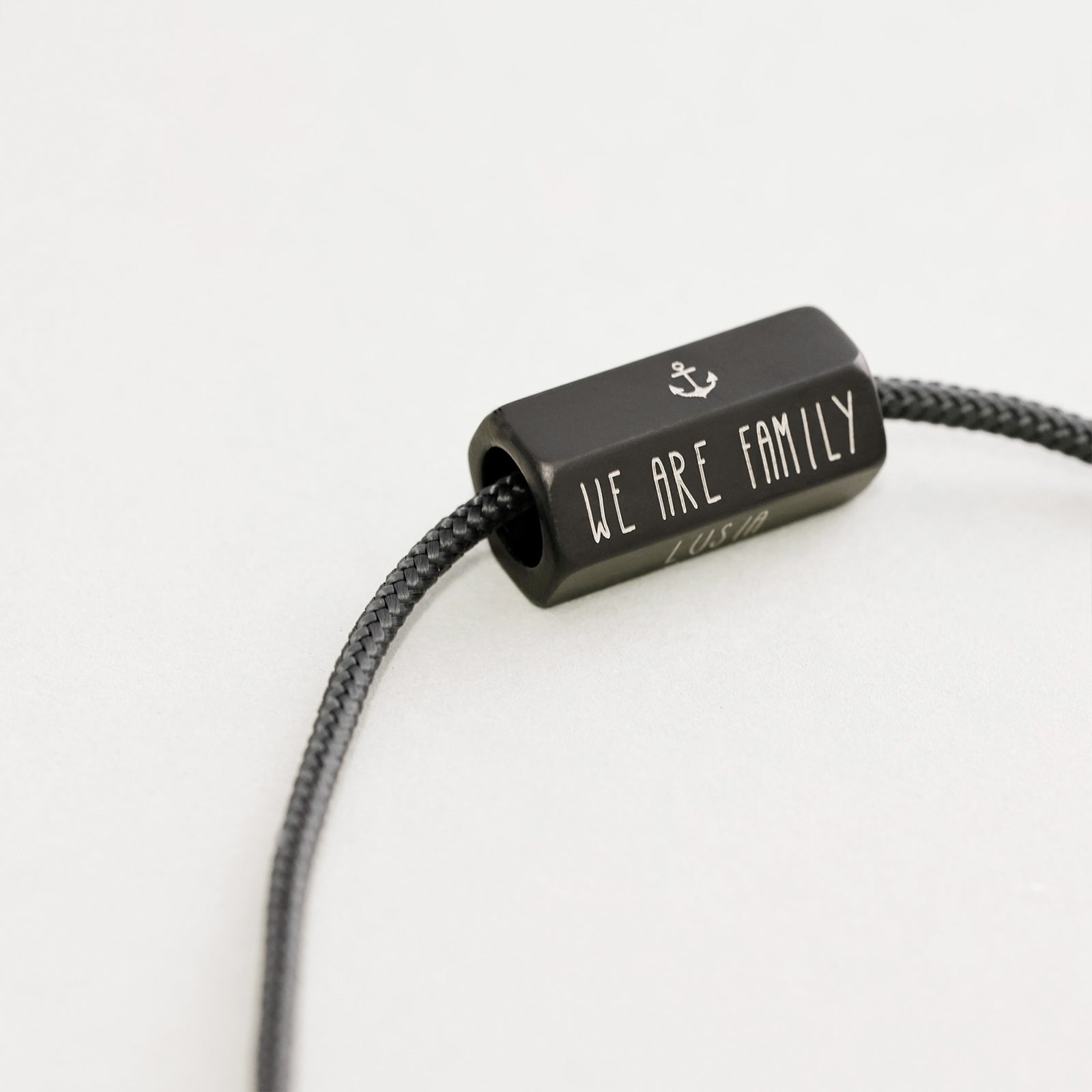 Personalisierbare Herren Segeltau Kette – 6 Gravurflächen Herren Halskette VIVIANNASCHMUCK