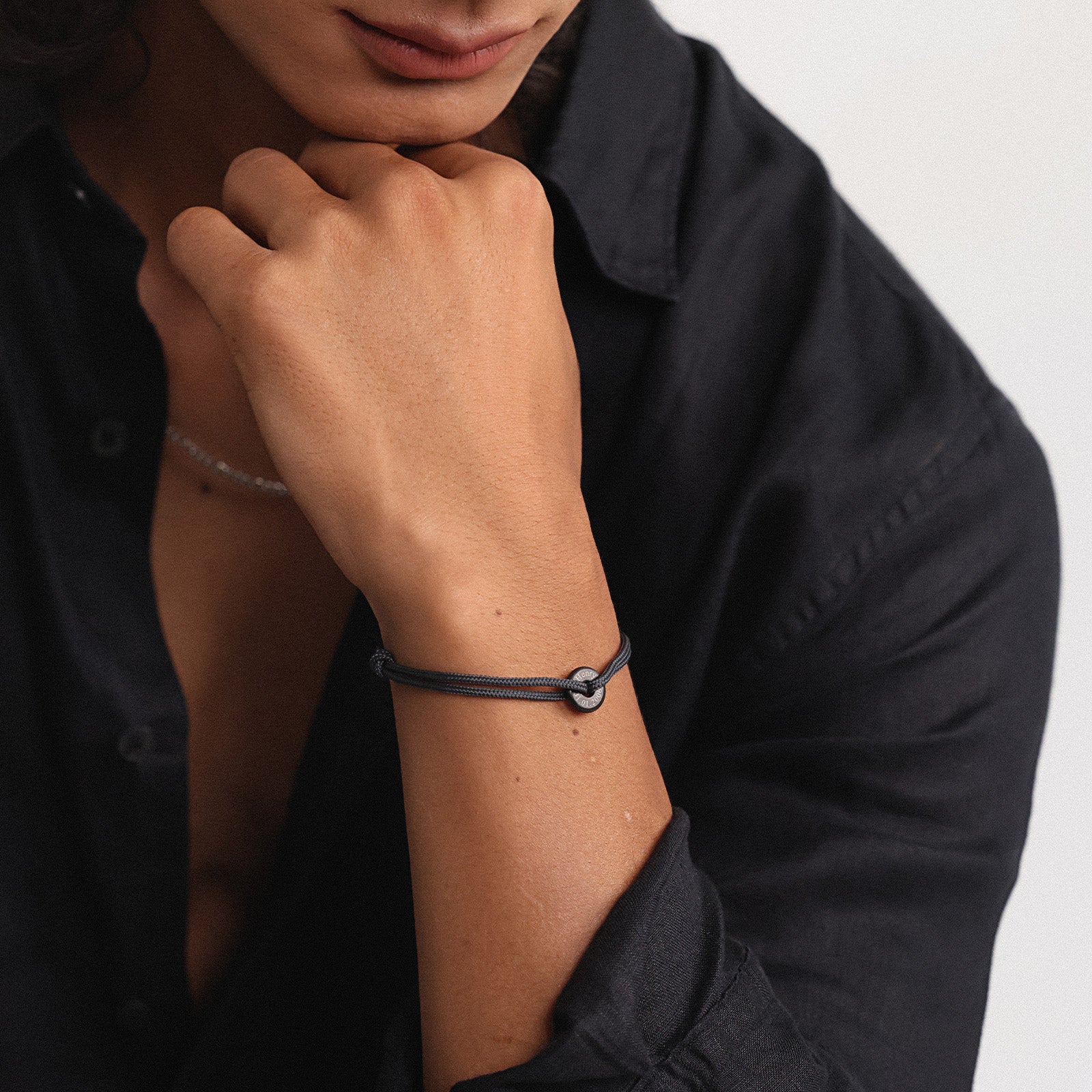 Personalisiertes Segeltau Donut Surferarmband Herren Armband VIVIANNASCHMUCK