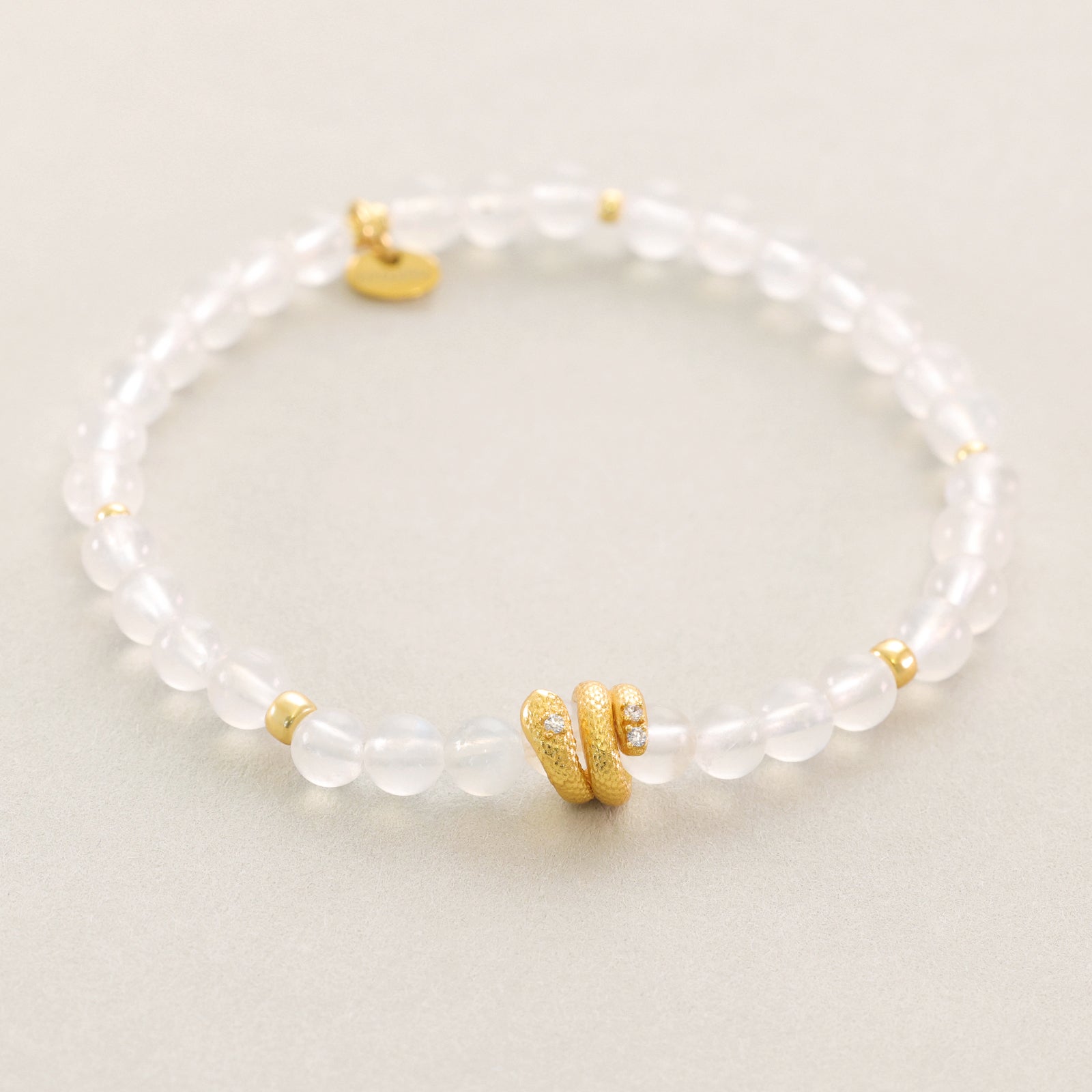 Freshwater pearl bracelet with customizable pendant - 925 sterling silver