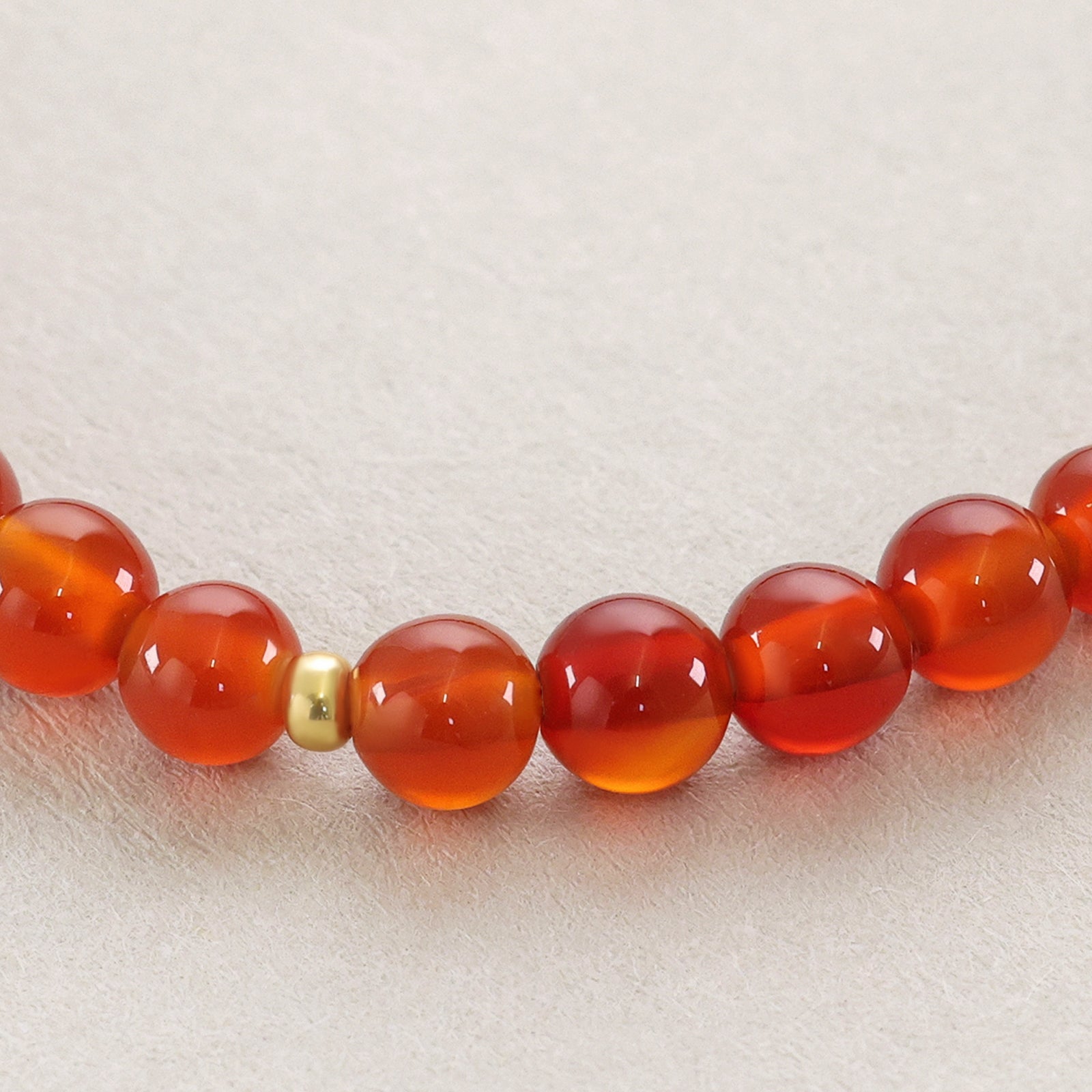 Karneol Armband mit chinesischem „福“-Anhänger – 925er Sterling Silber Damen Armband VIVIANNASCHMUCK