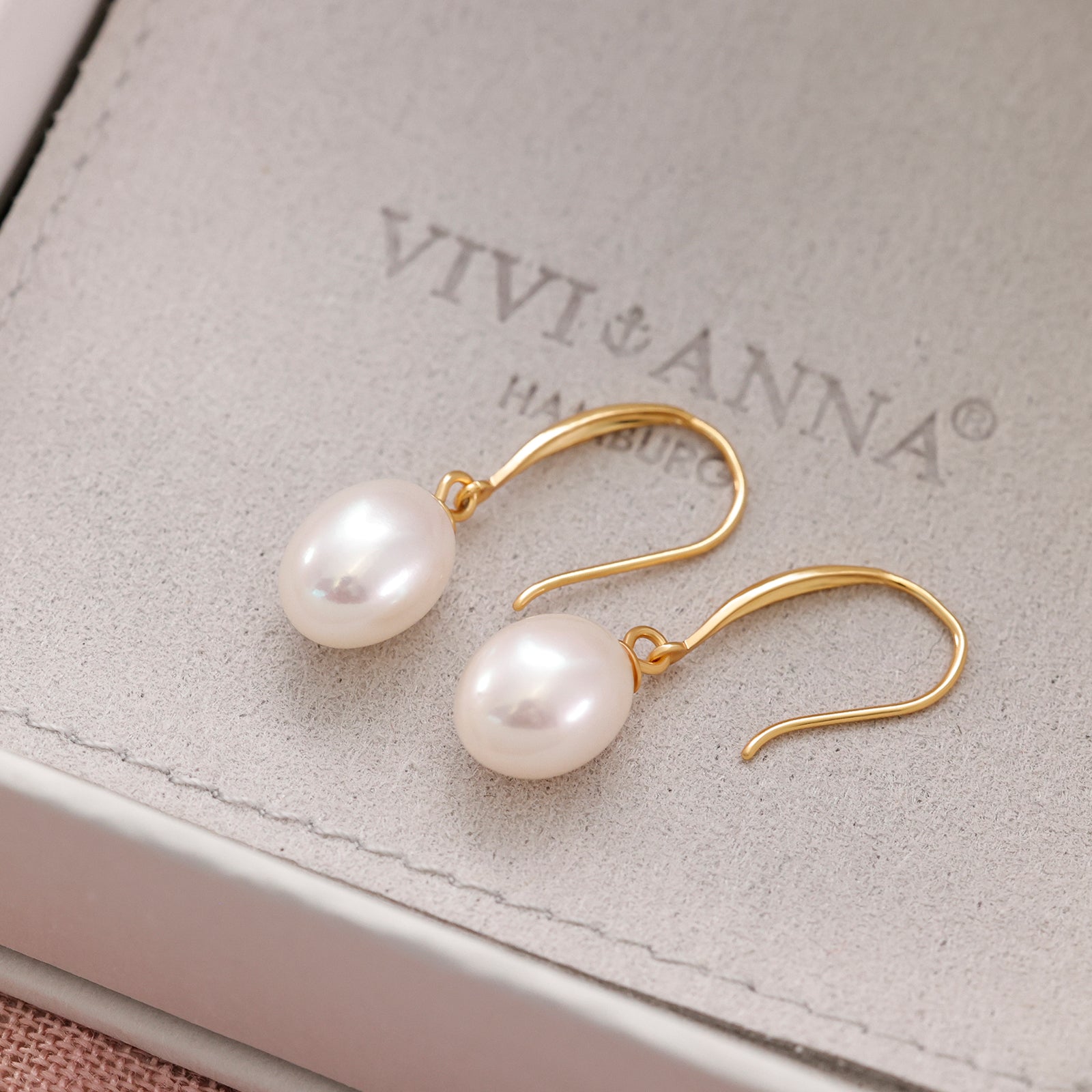 Elegant hoop earrings - 925 sterling silver