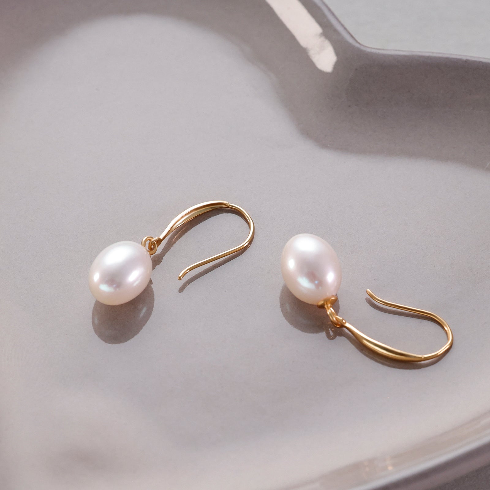 Elegant hoop earrings - 925 sterling silver