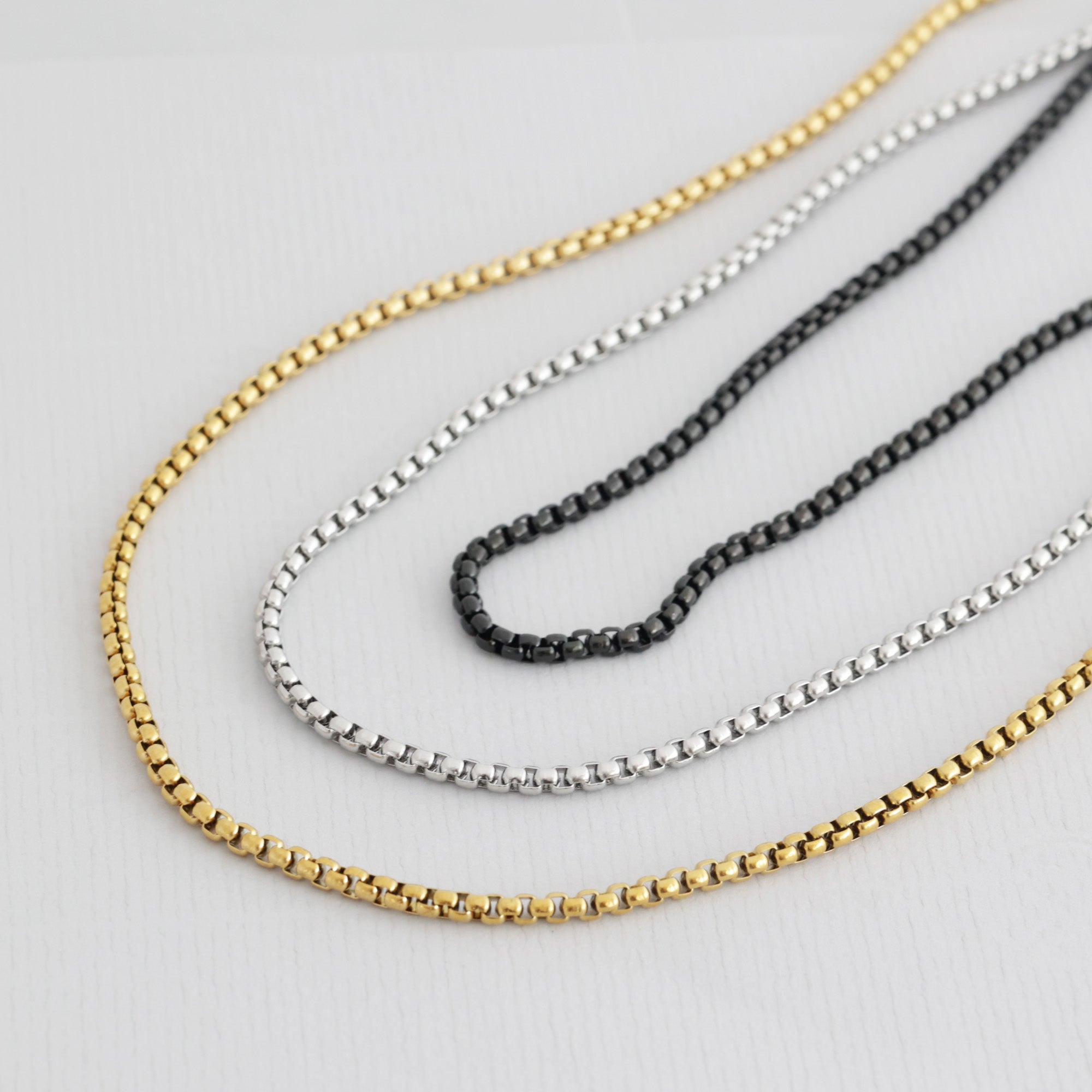 Personalisierte Kette - 4-seitig - VIVIANNASCHMUCK