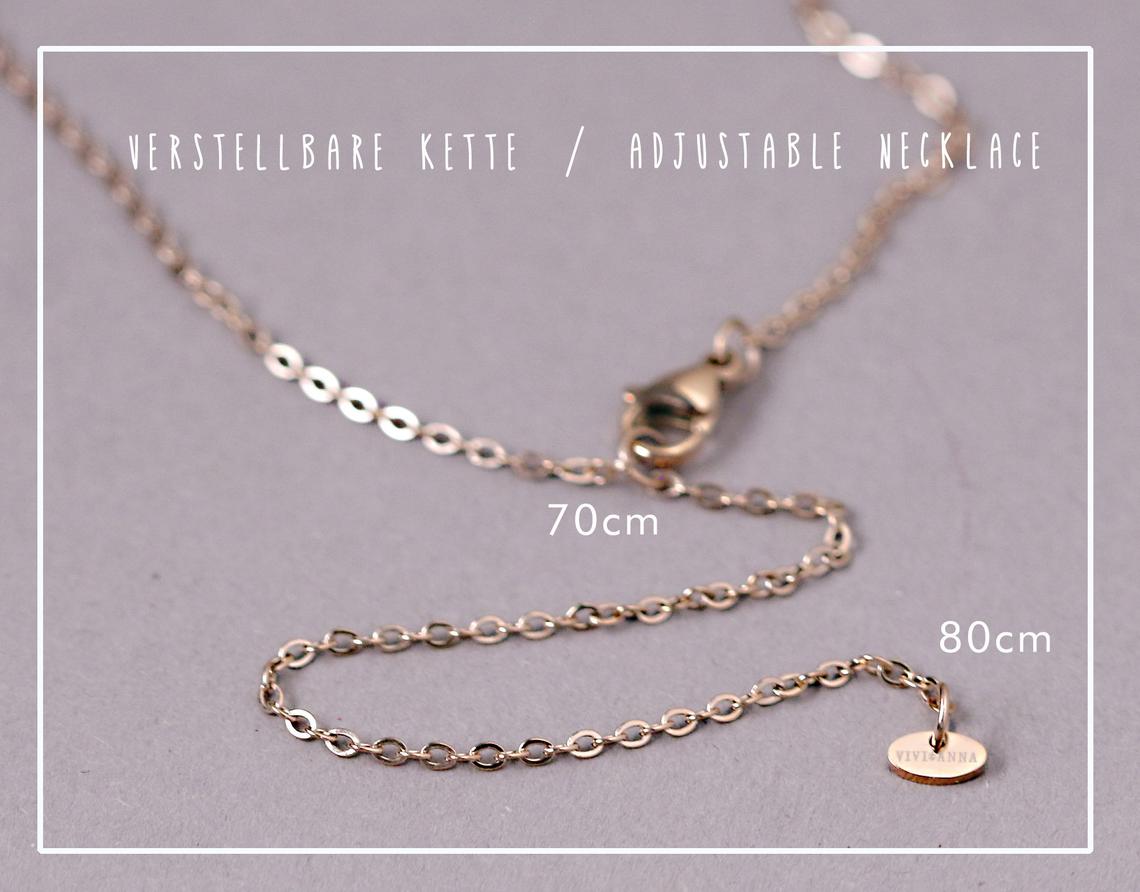 Medaillon Kette • Personalisierte Geschenke • Foto Medaillion mit Gravur - VIVIANNASCHMUCK