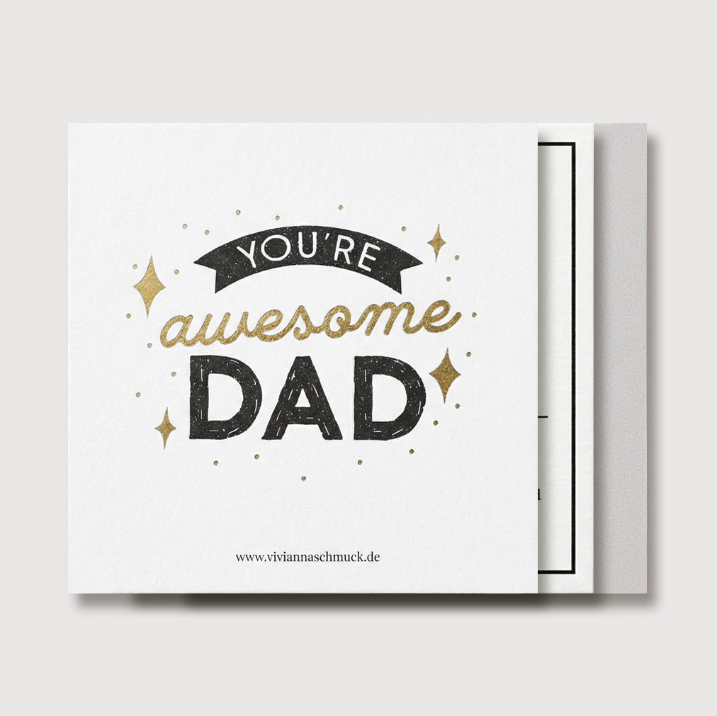 Grußkarte für Papa Geschenkideen mit Karten VIVIANNASCHMUCK