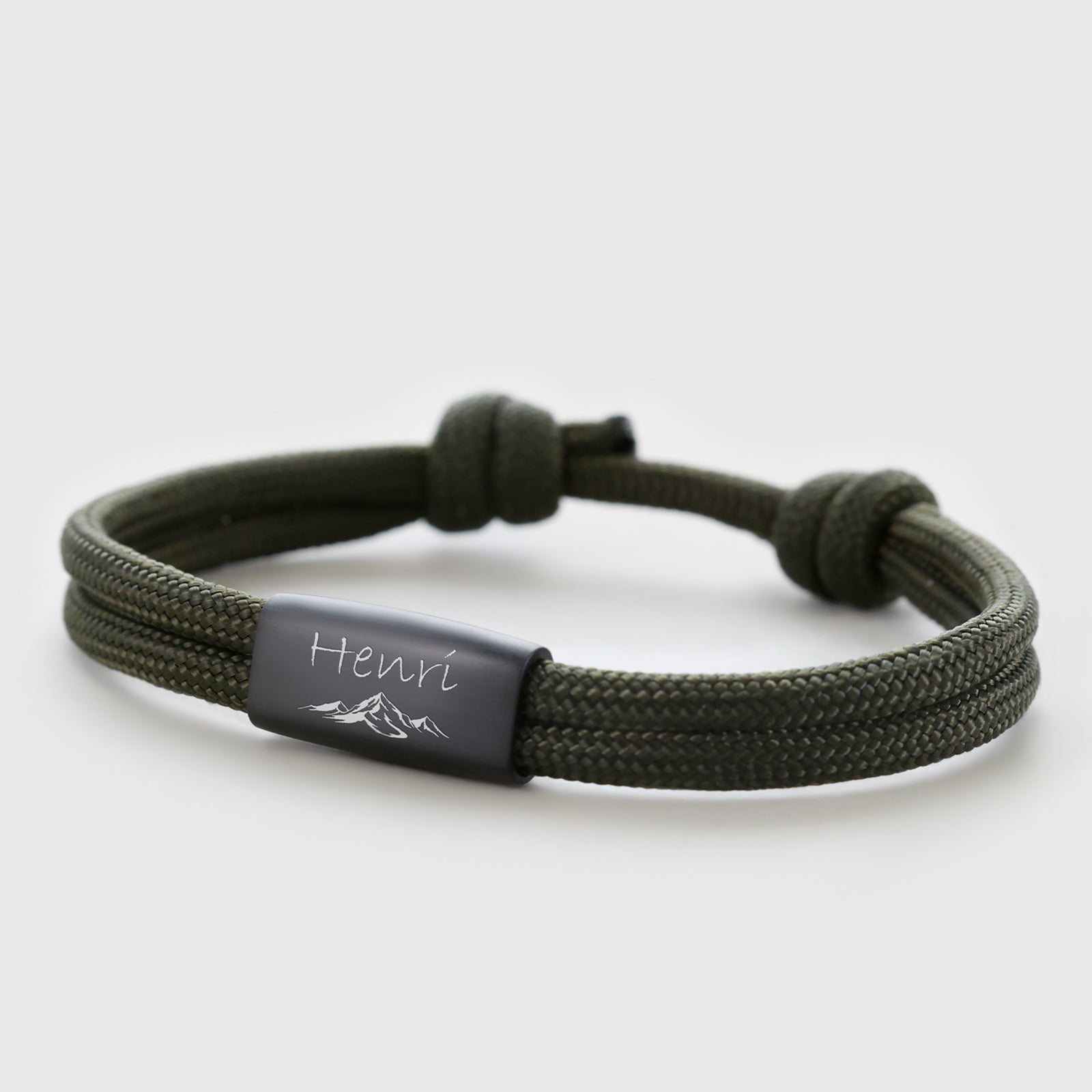 Personalisiertes Segeltau Armband für Herren