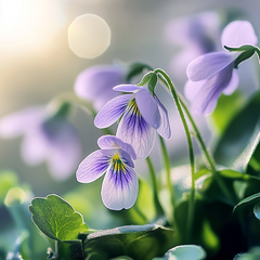 Geburtsblume Februar: Veilchen