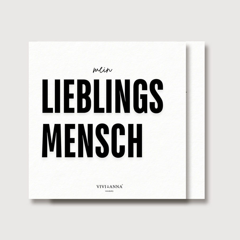 Grußkarte für die Lieblingsmensch