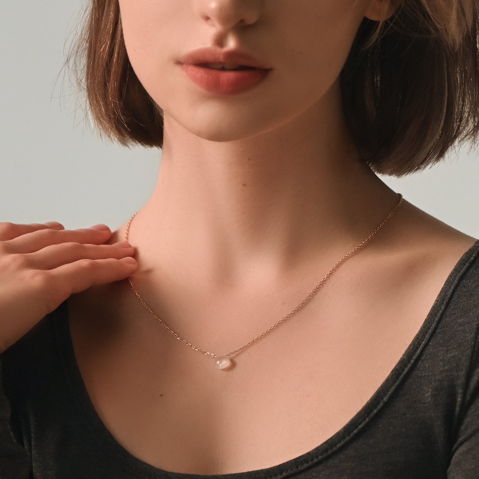 Rainbow Tourmaline Necklace - 925 Sterling Silver