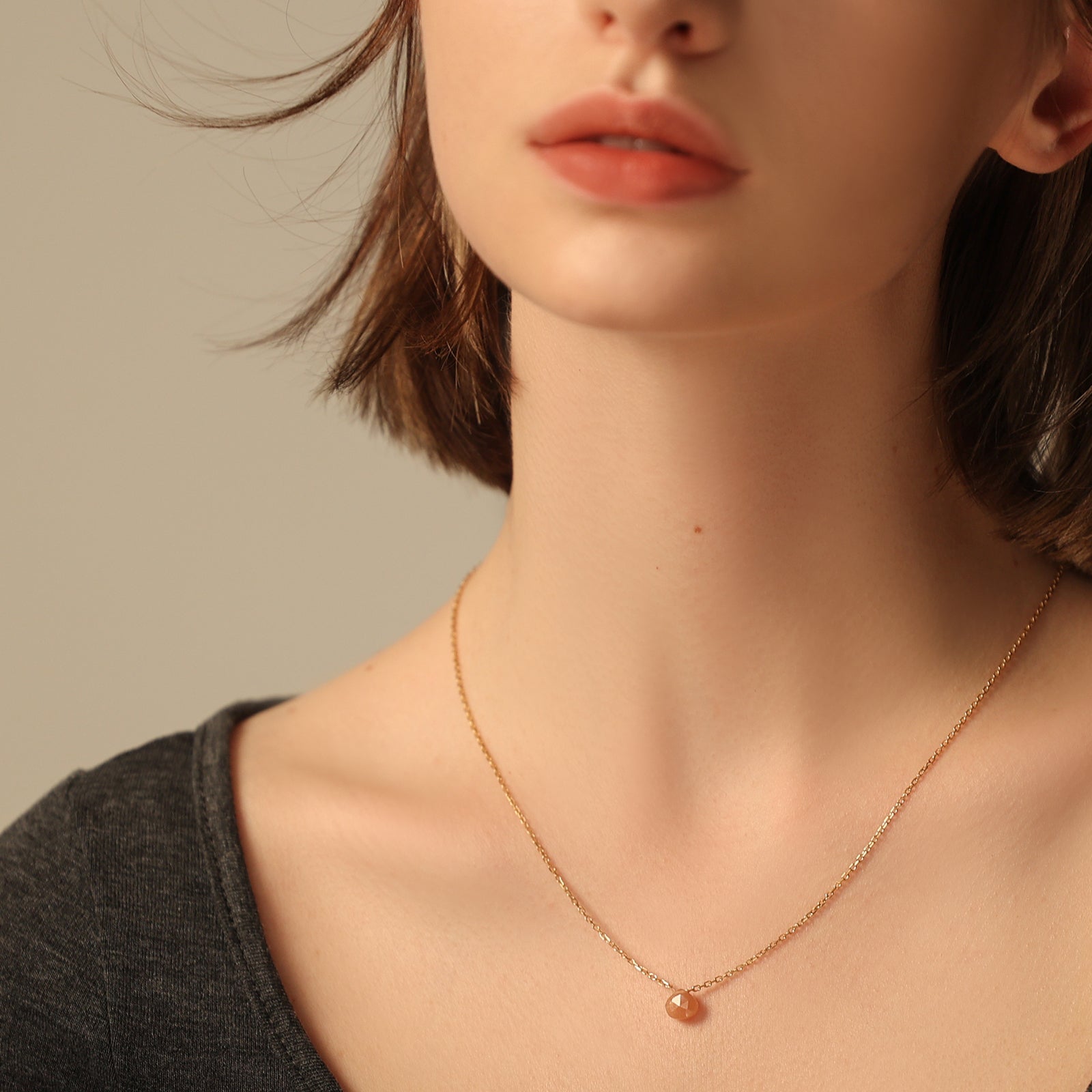 Rainbow Tourmaline Necklace - 925 Sterling Silver